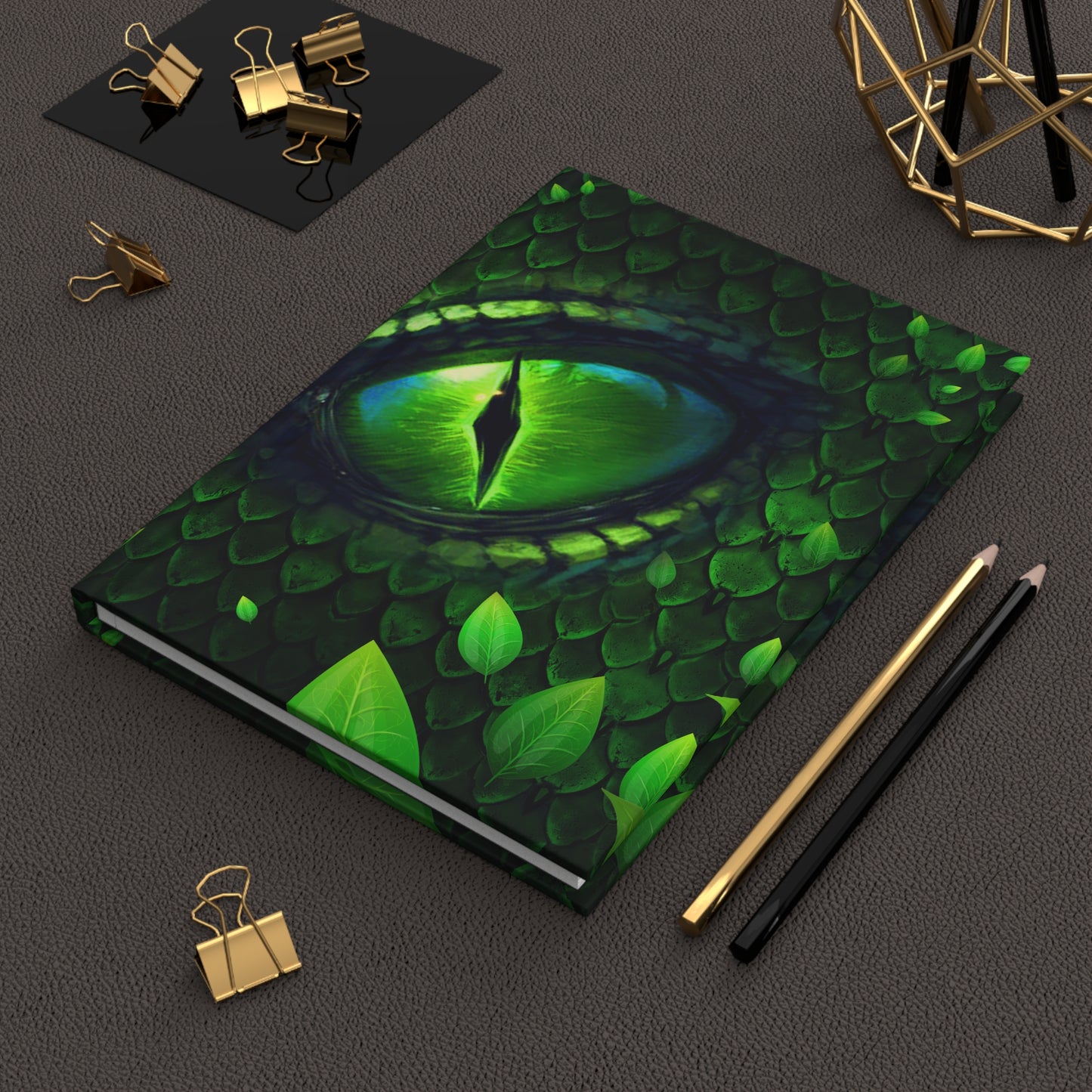 Green Dragon Hardcover Journal Matte