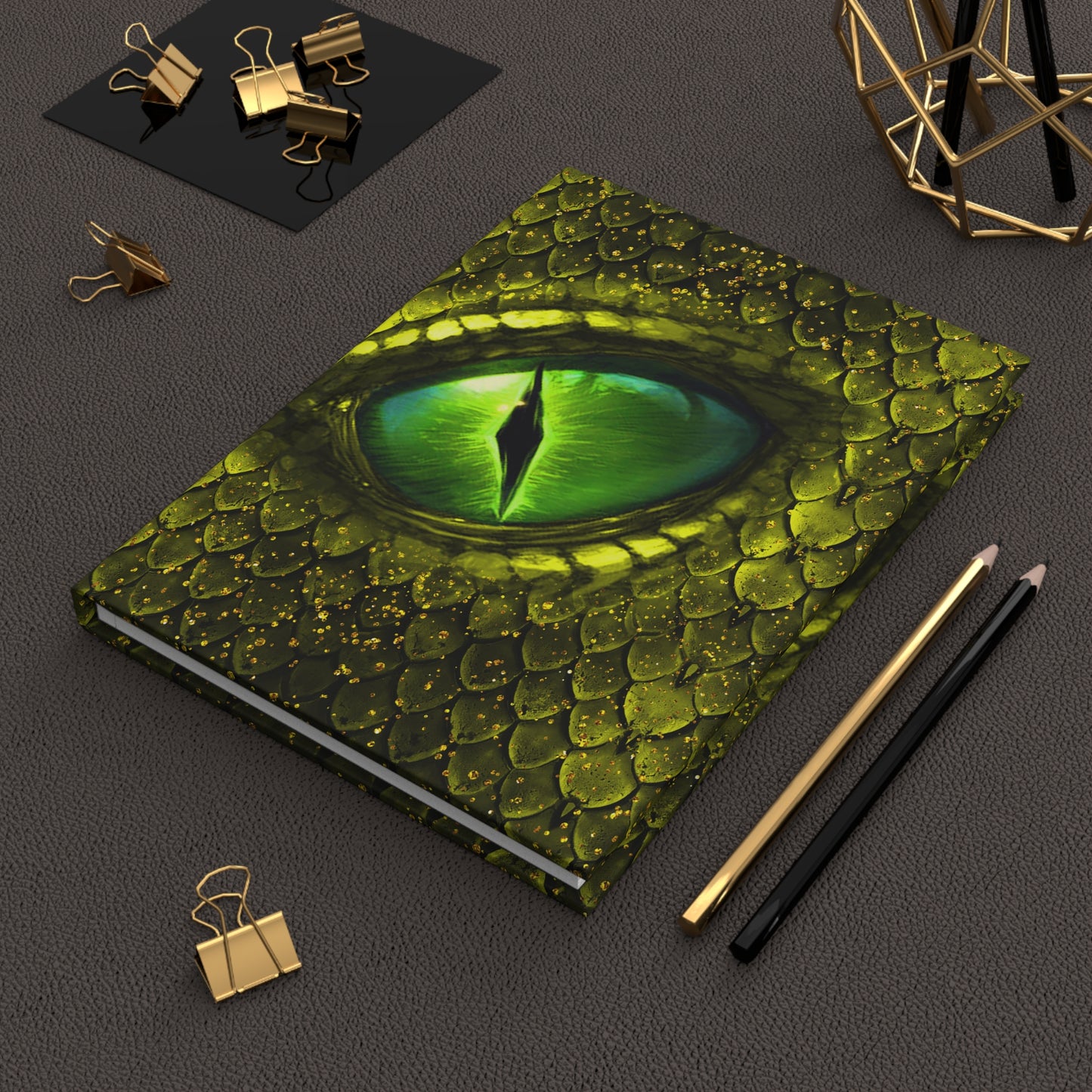 Golden Hardcover Journal Matte