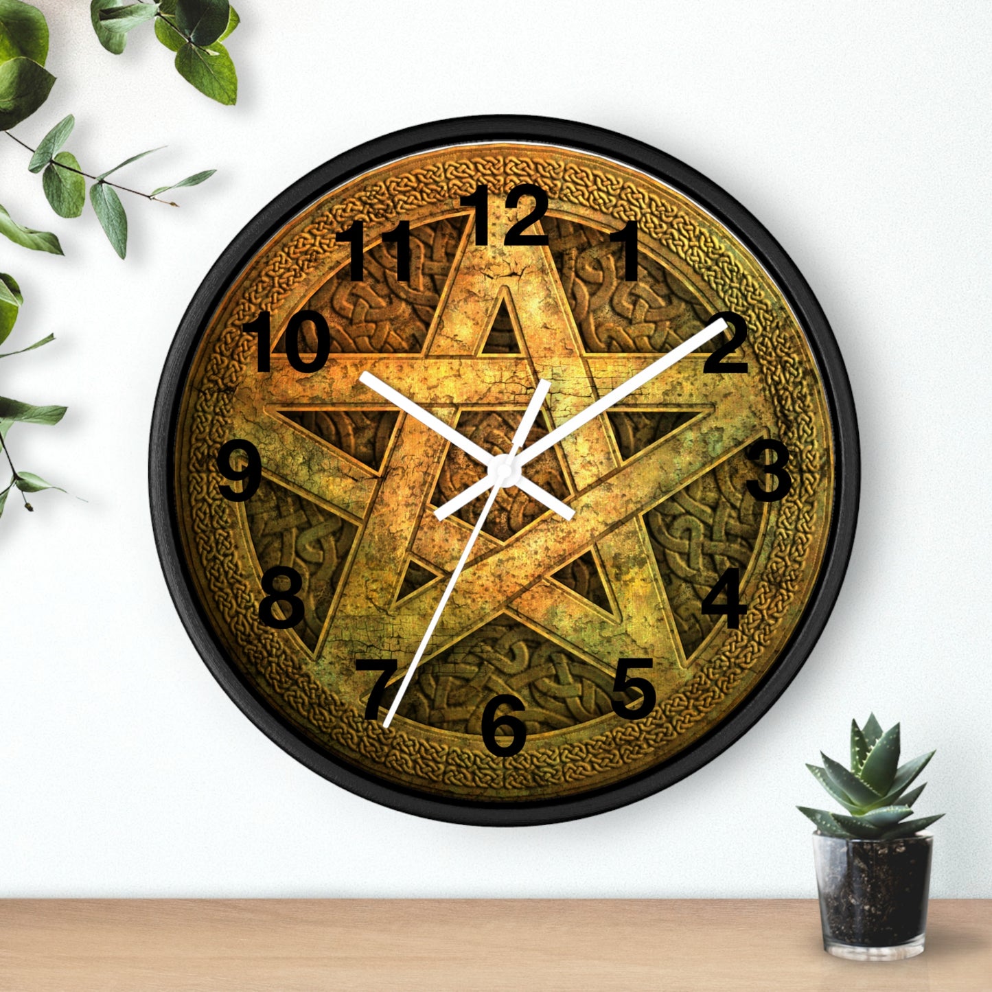 Wiccan Wall clock
