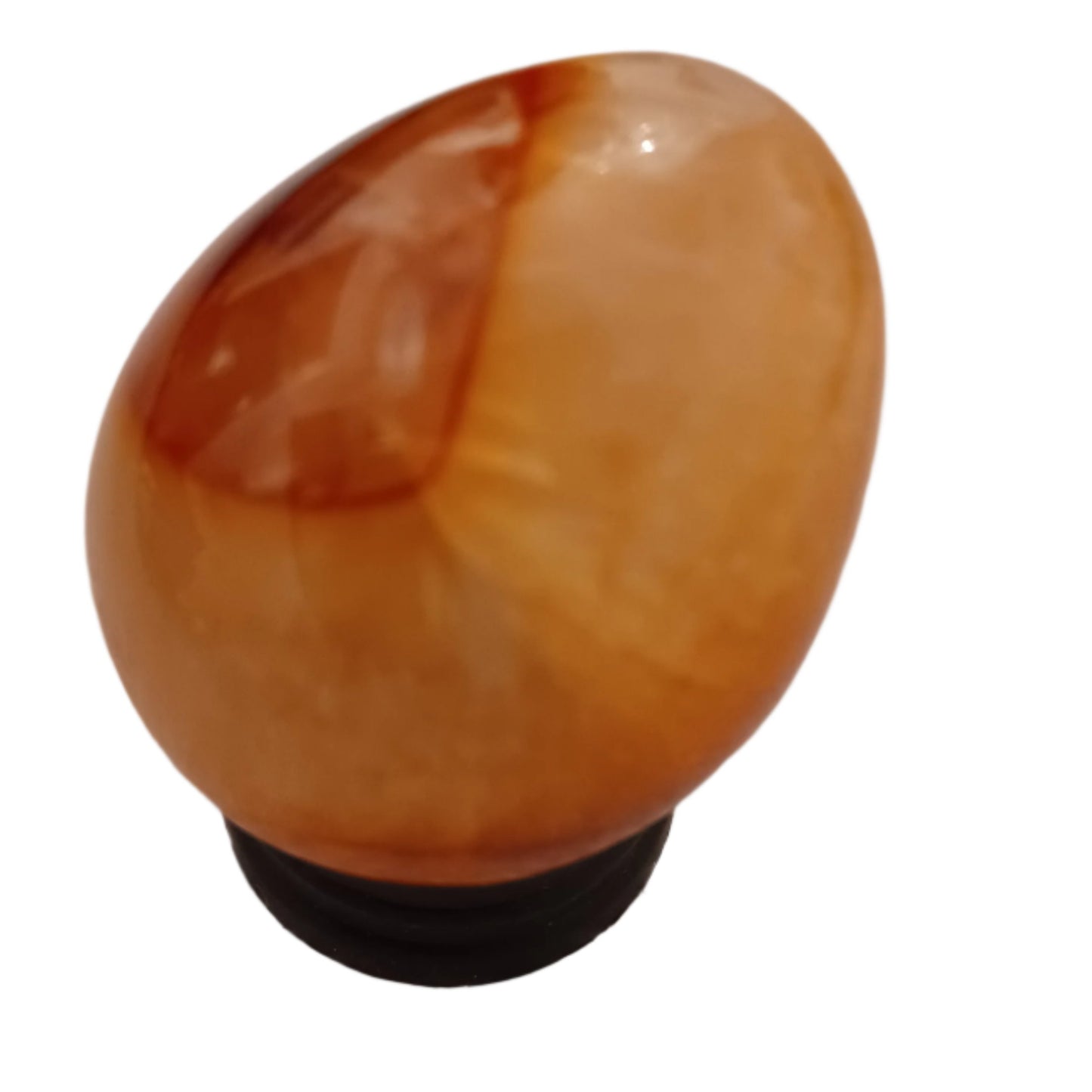Carnelian Agate Egg with Stand