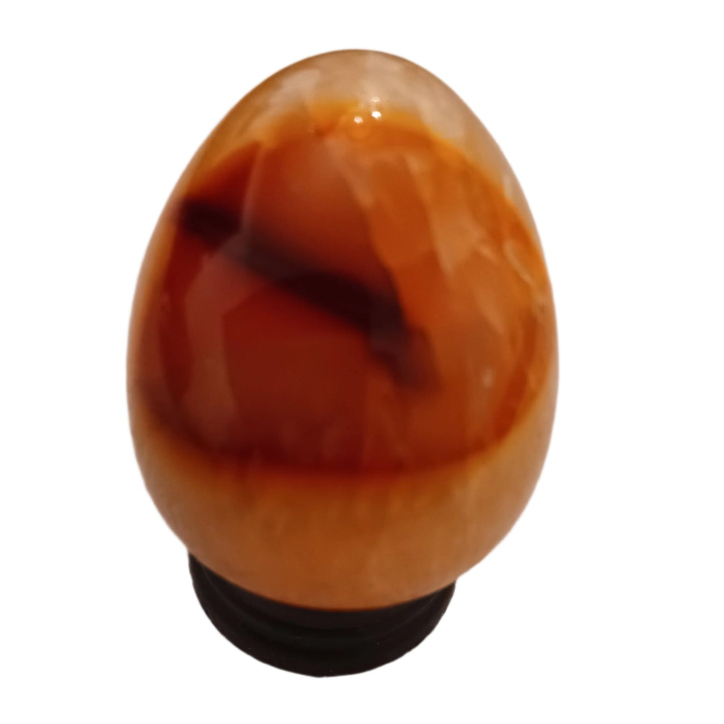 Carnelian Agate Egg with Stand