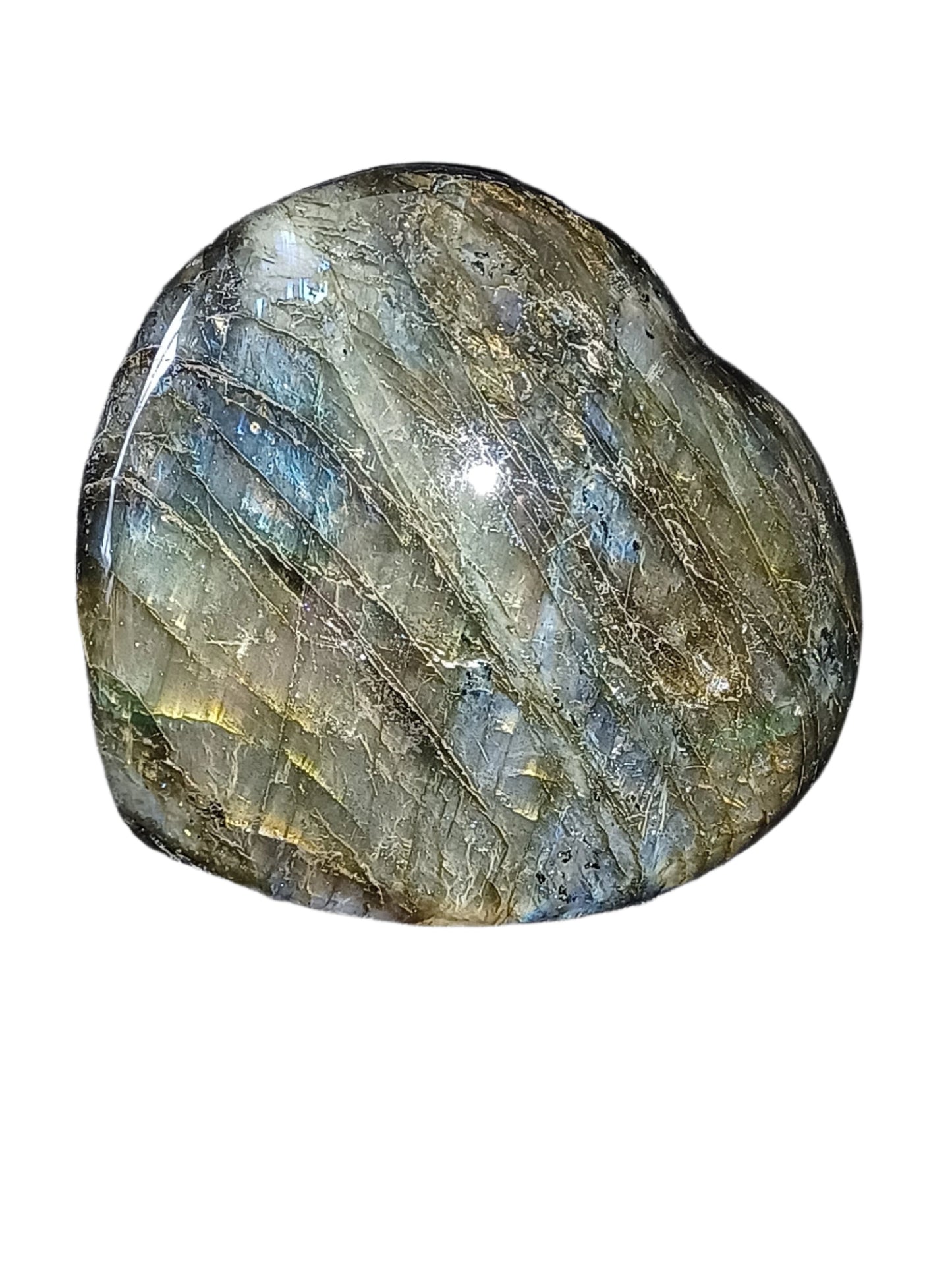 Labradorite Heart - Large #2