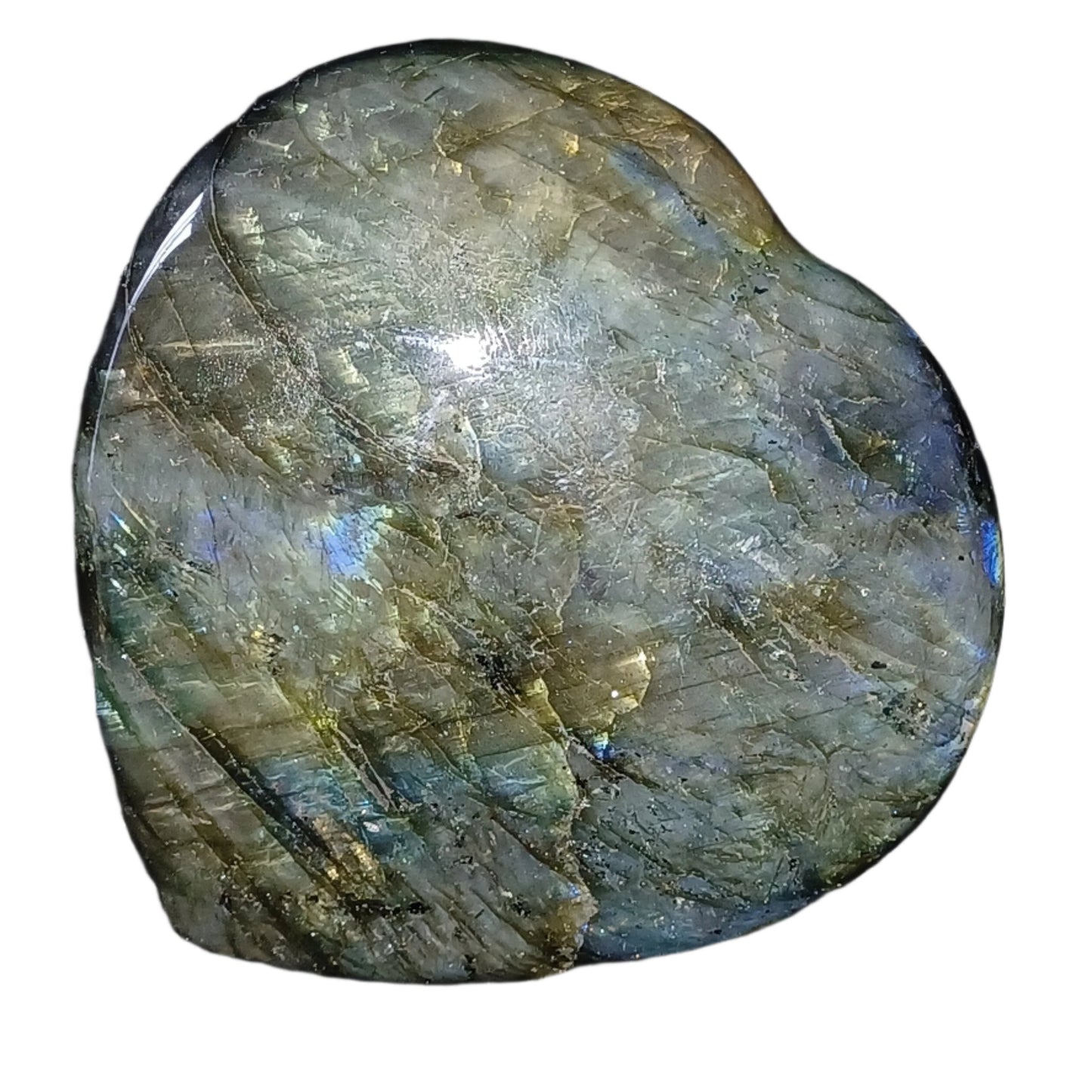 Labradorite Heart - Large #2