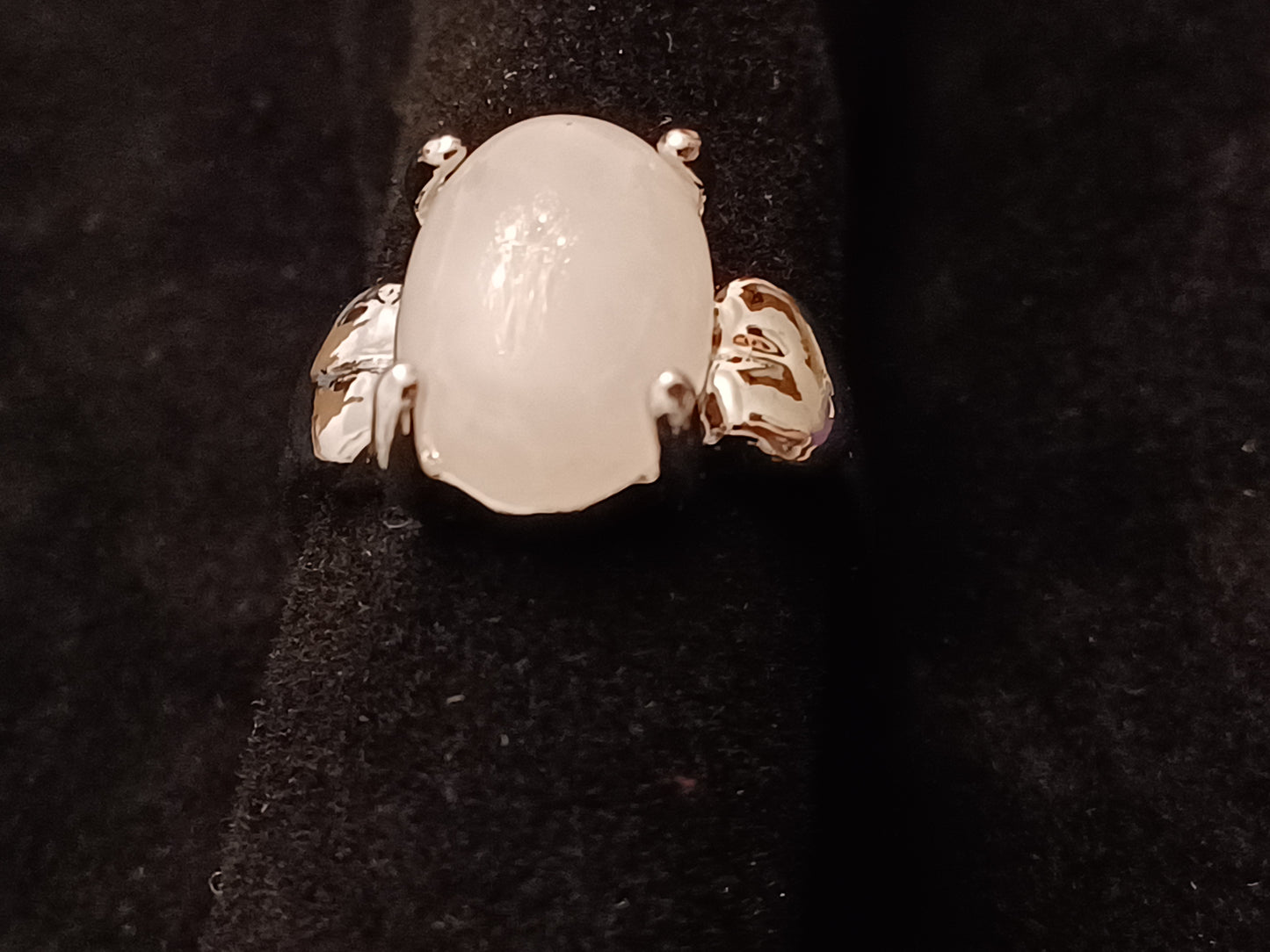 Milky Quartz Ring - Size 7