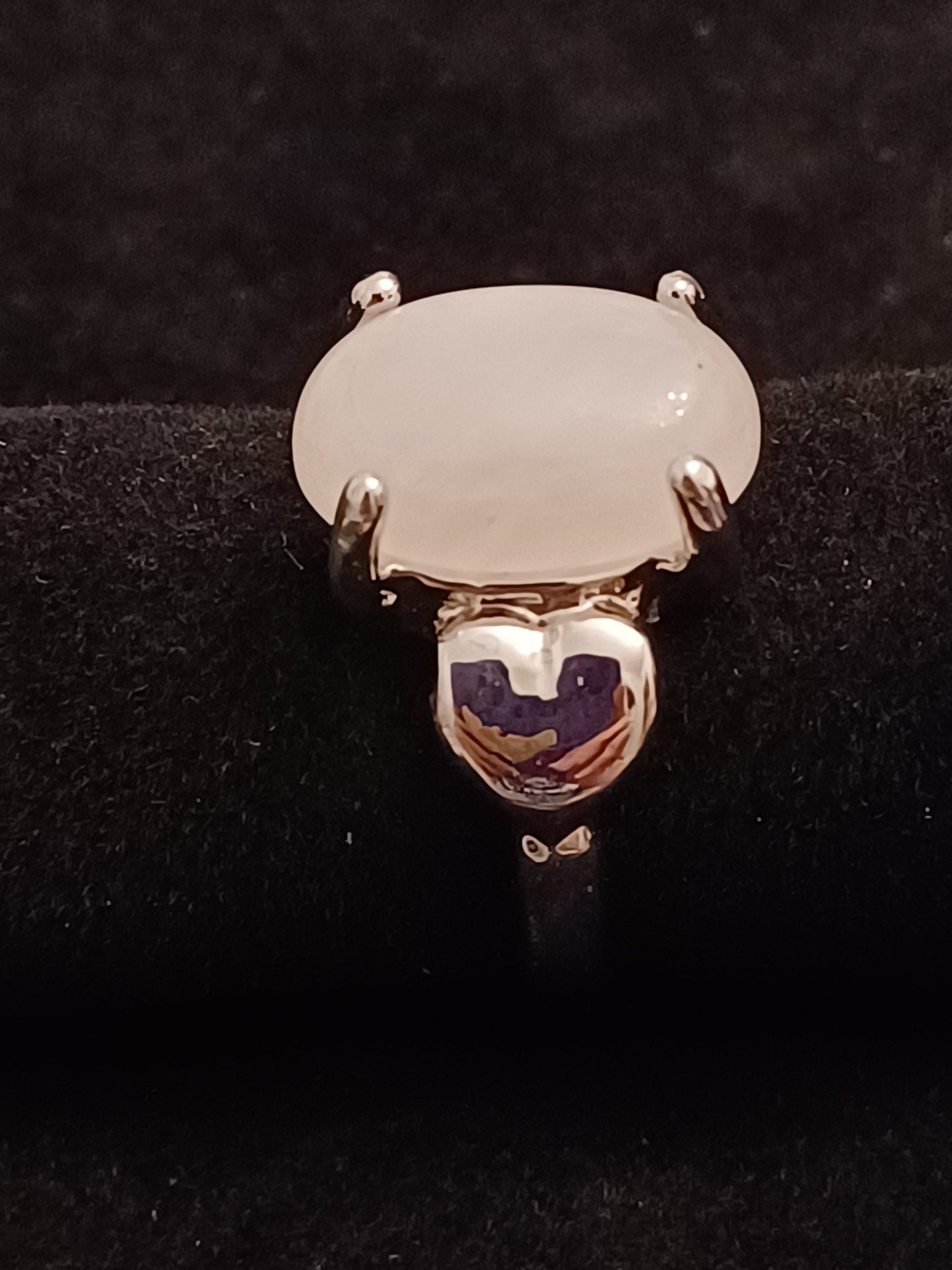 Milky Quartz Ring - Size 7