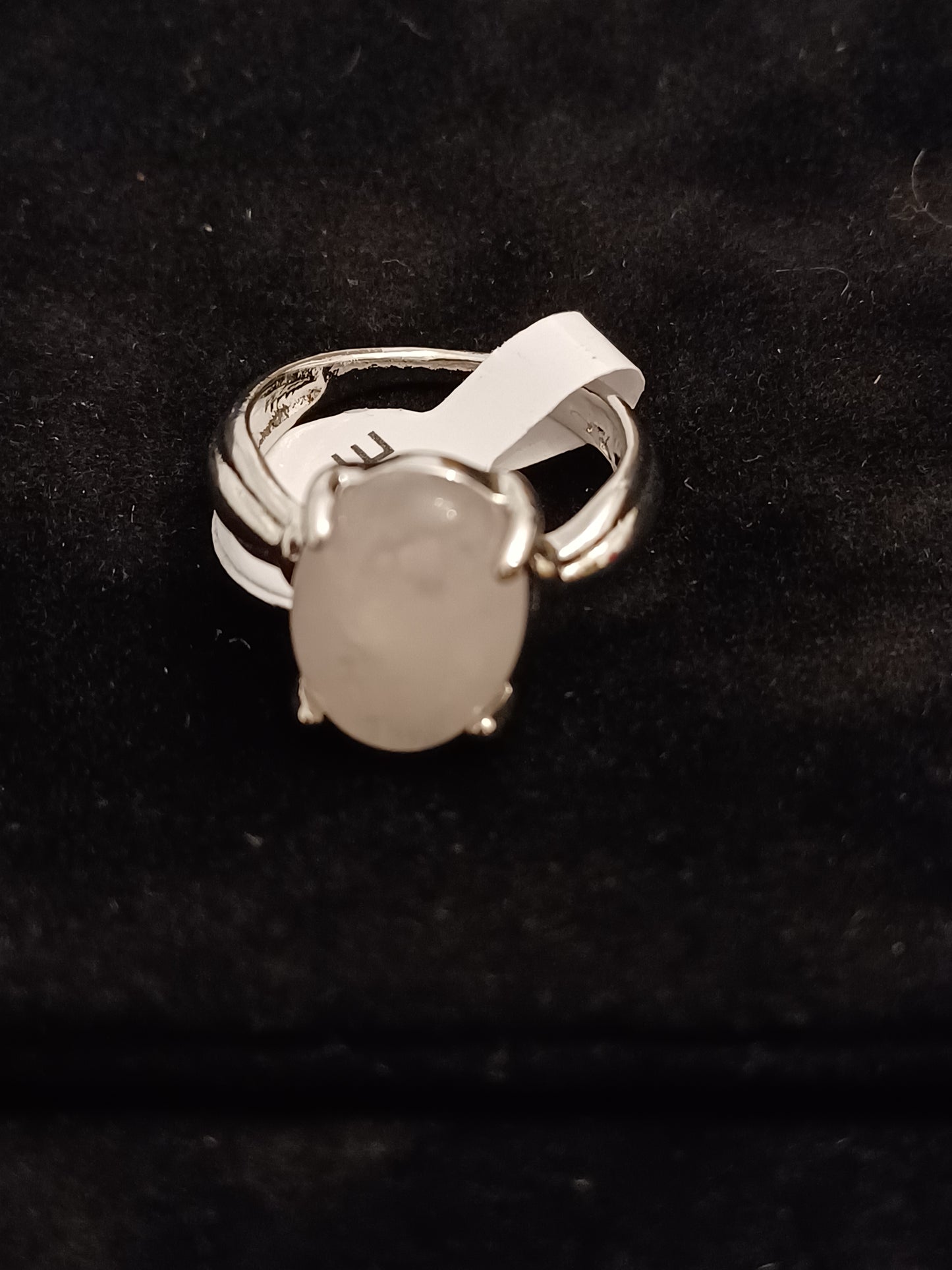 Milky Quartz Ring - Size 7