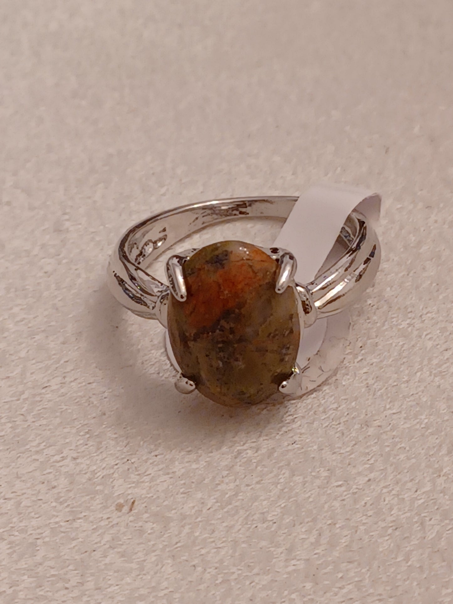 Unakite Ring - Size 8