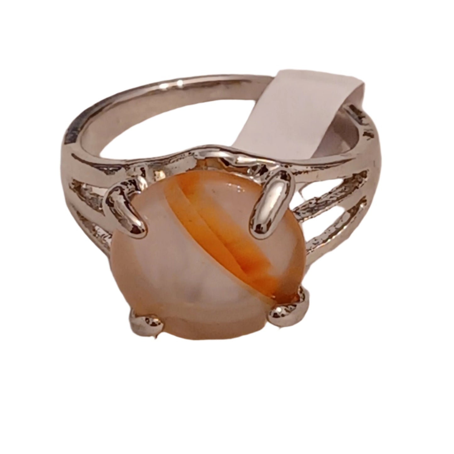 Carnelian Agate Ring - Size 8