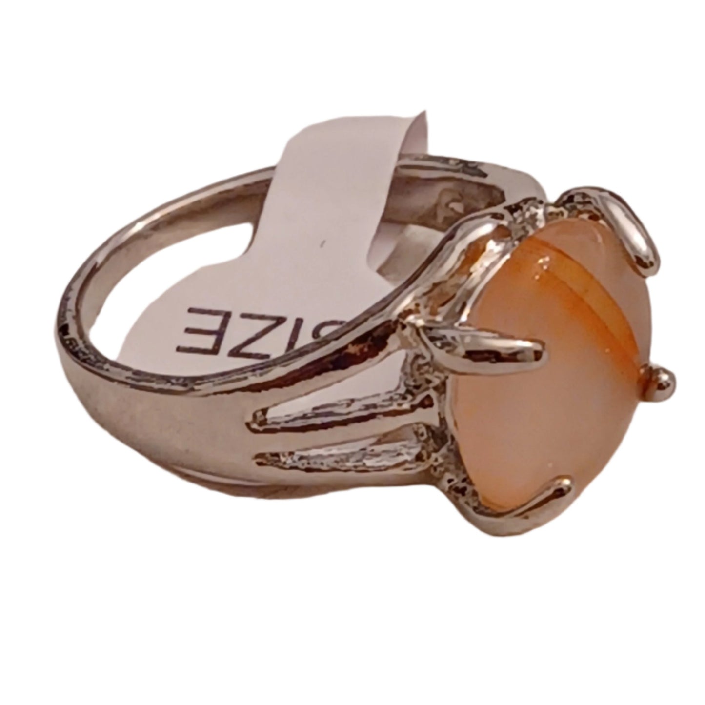 Carnelian Agate Ring - Size 8