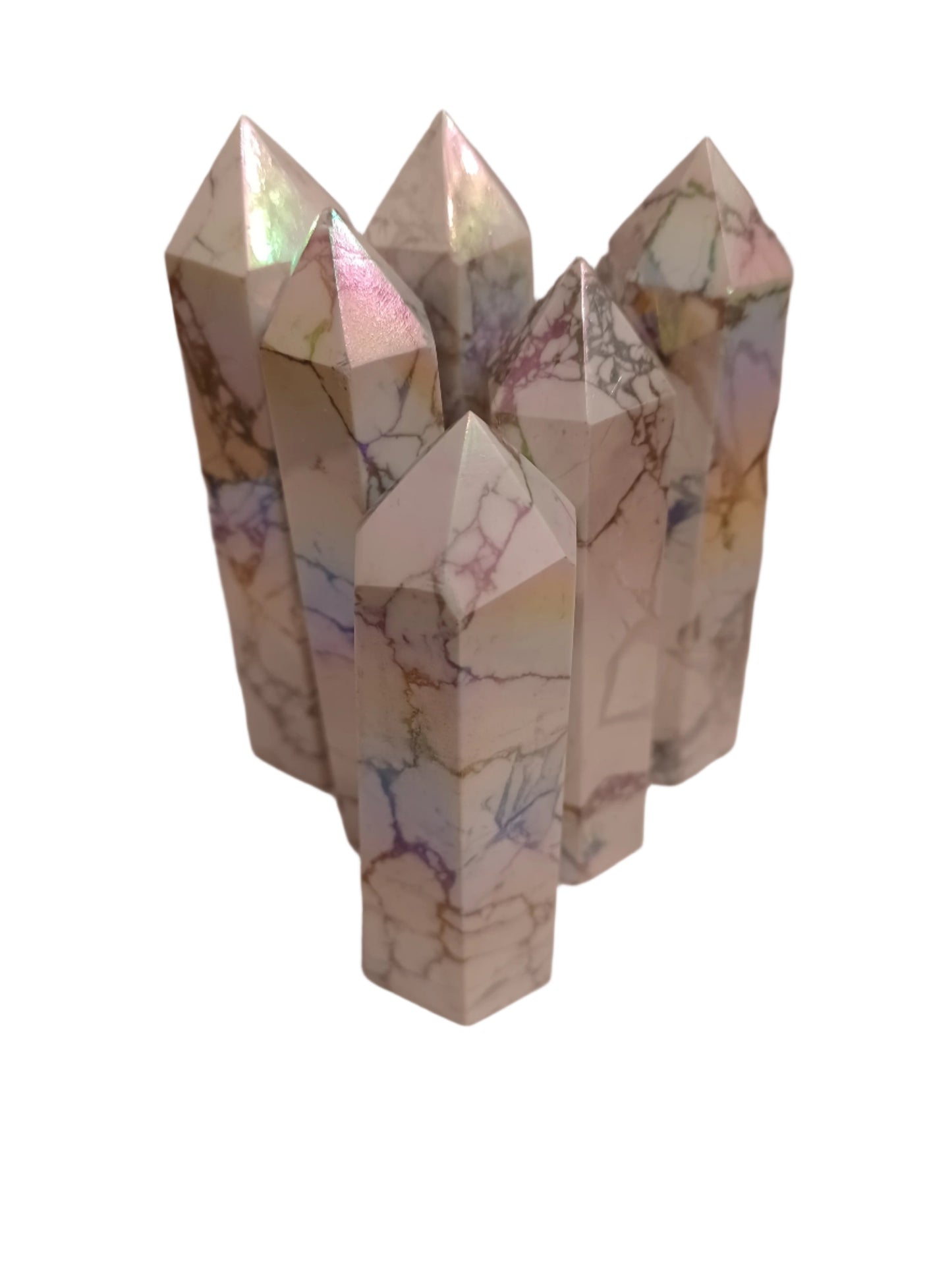 Aura Howlite Point