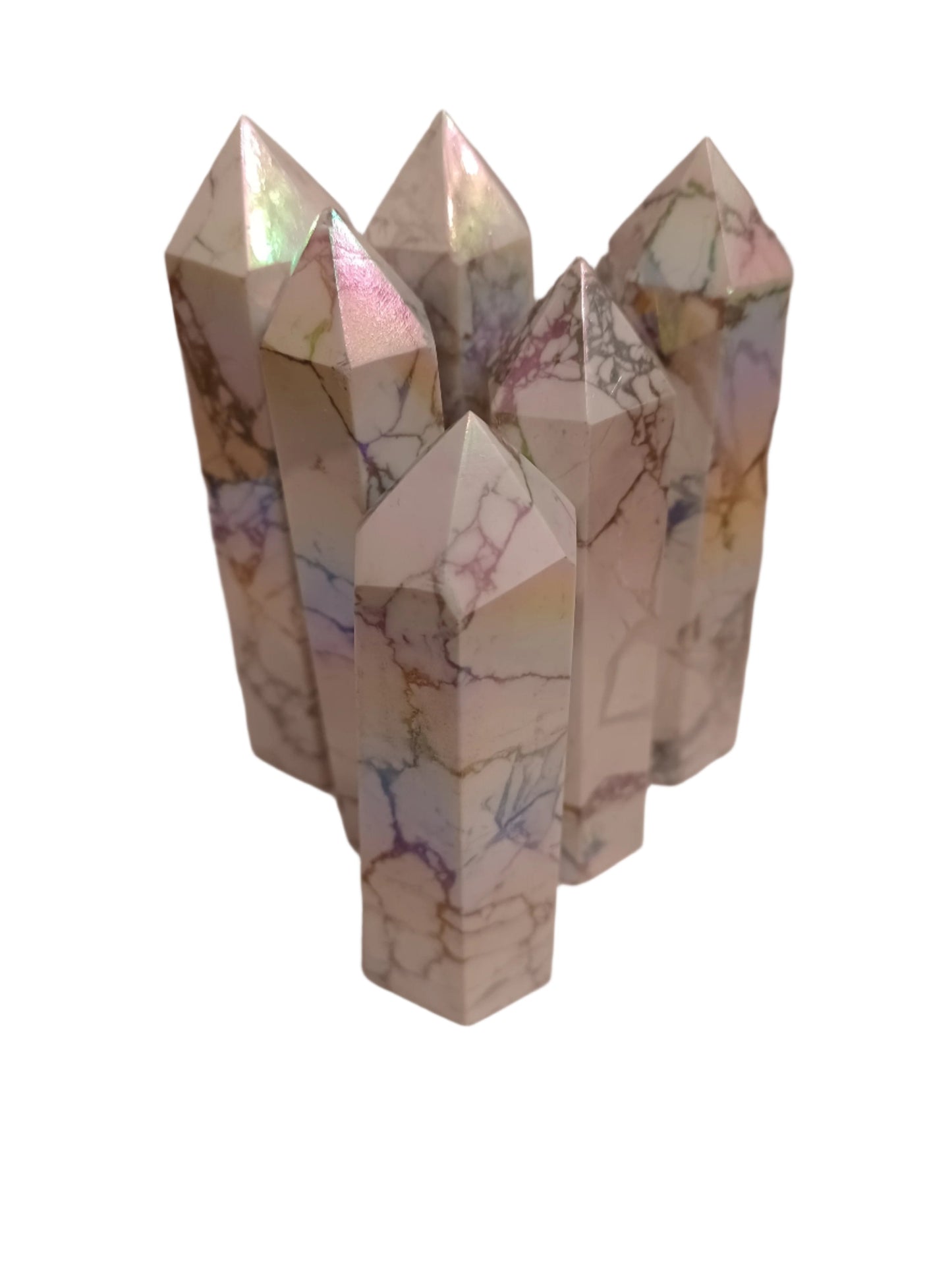 Aura Howlite Point