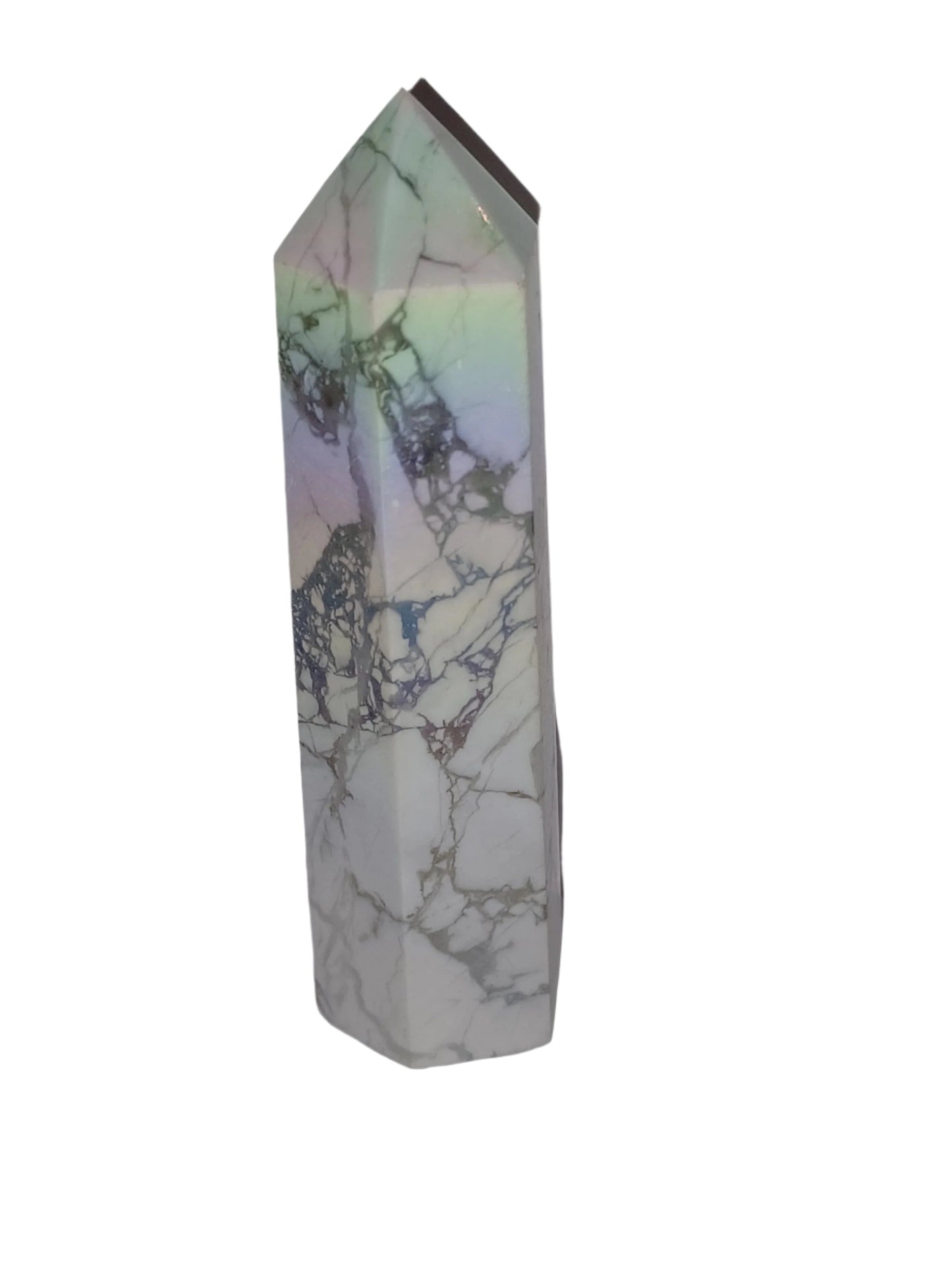 Aura Howlite Point