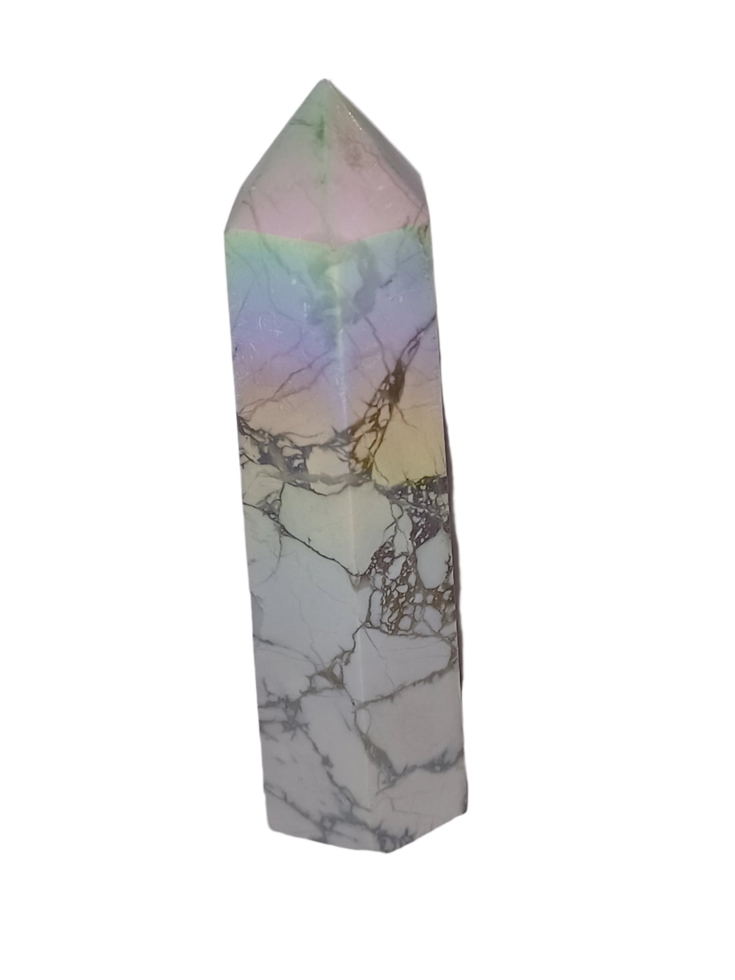 Aura Howlite Point