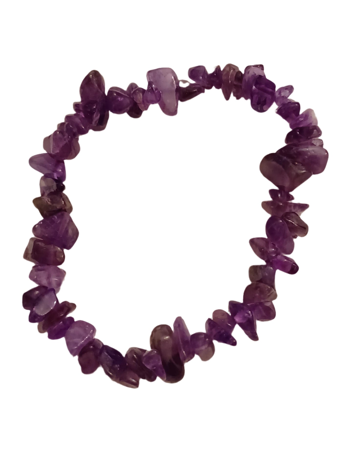 Amethyst Natural Stone Stretch Bracelet