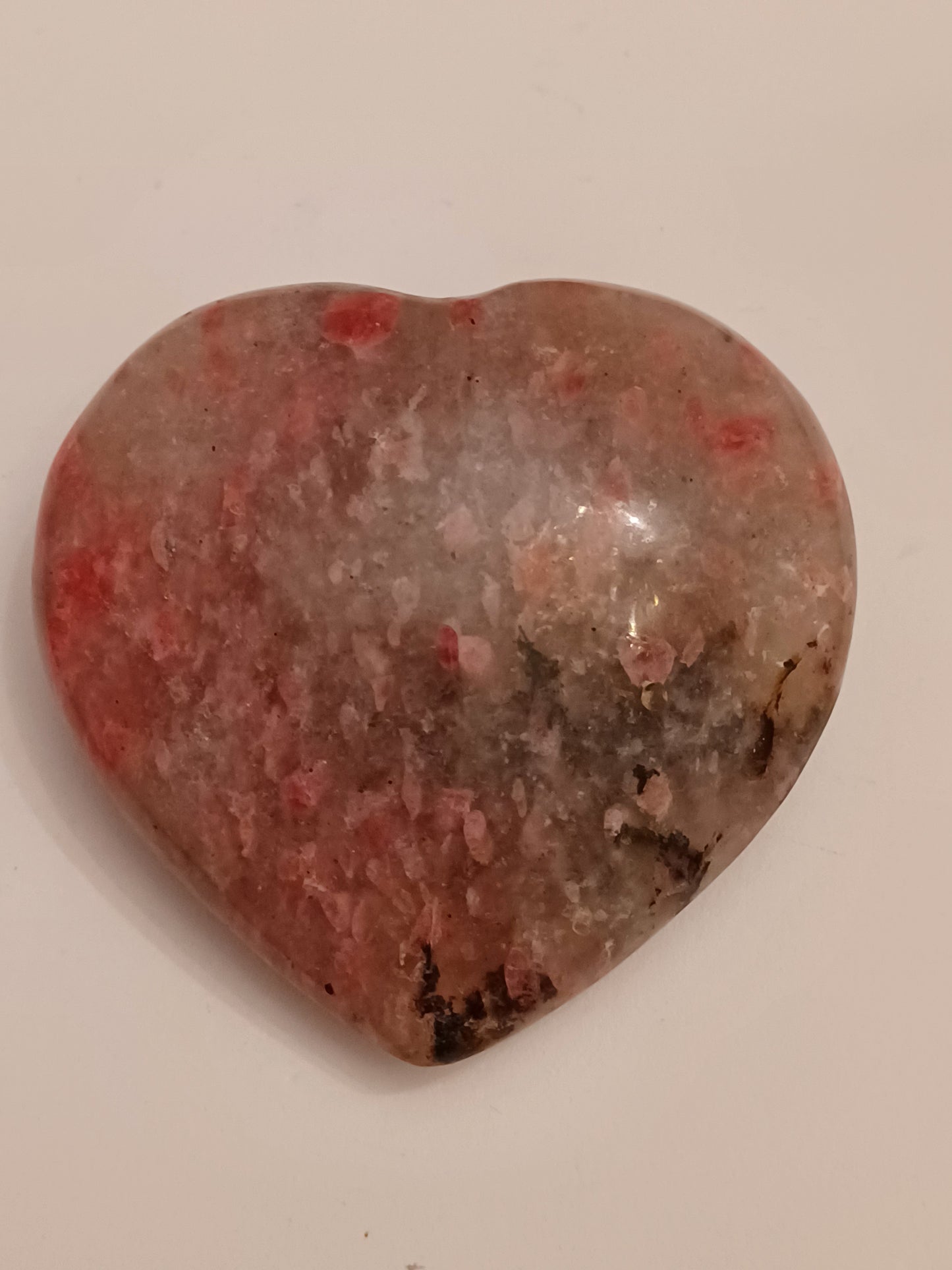 Rhodonite Heart - Large