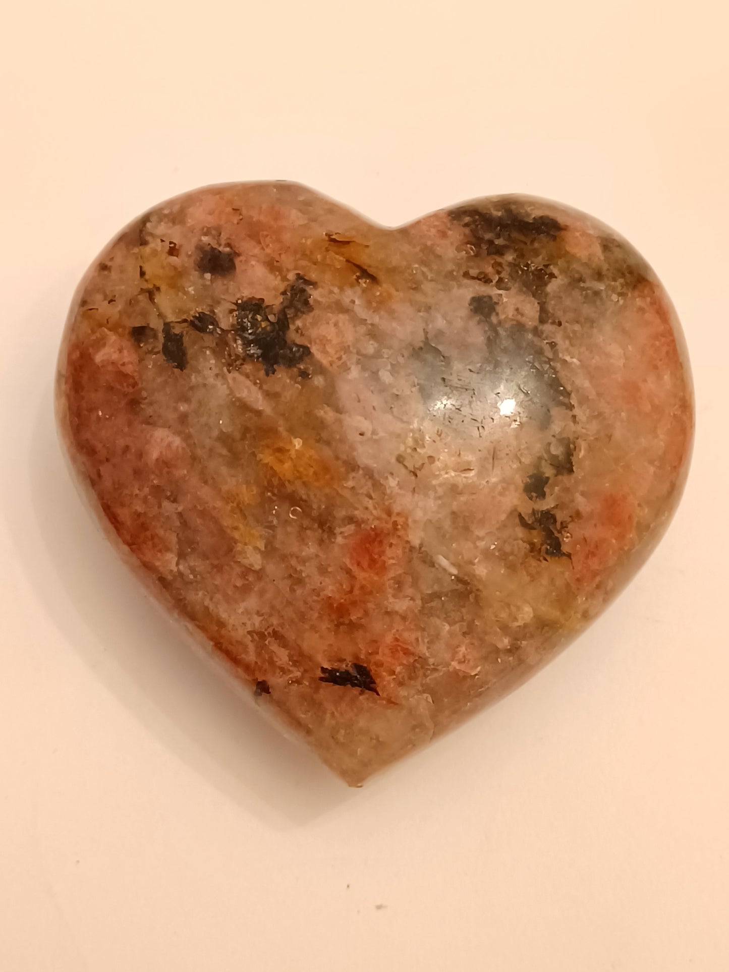 Rhodonite Heart - Large