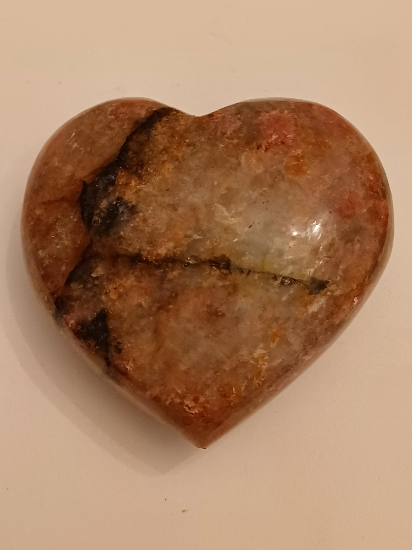 Rhodonite Heart - Large