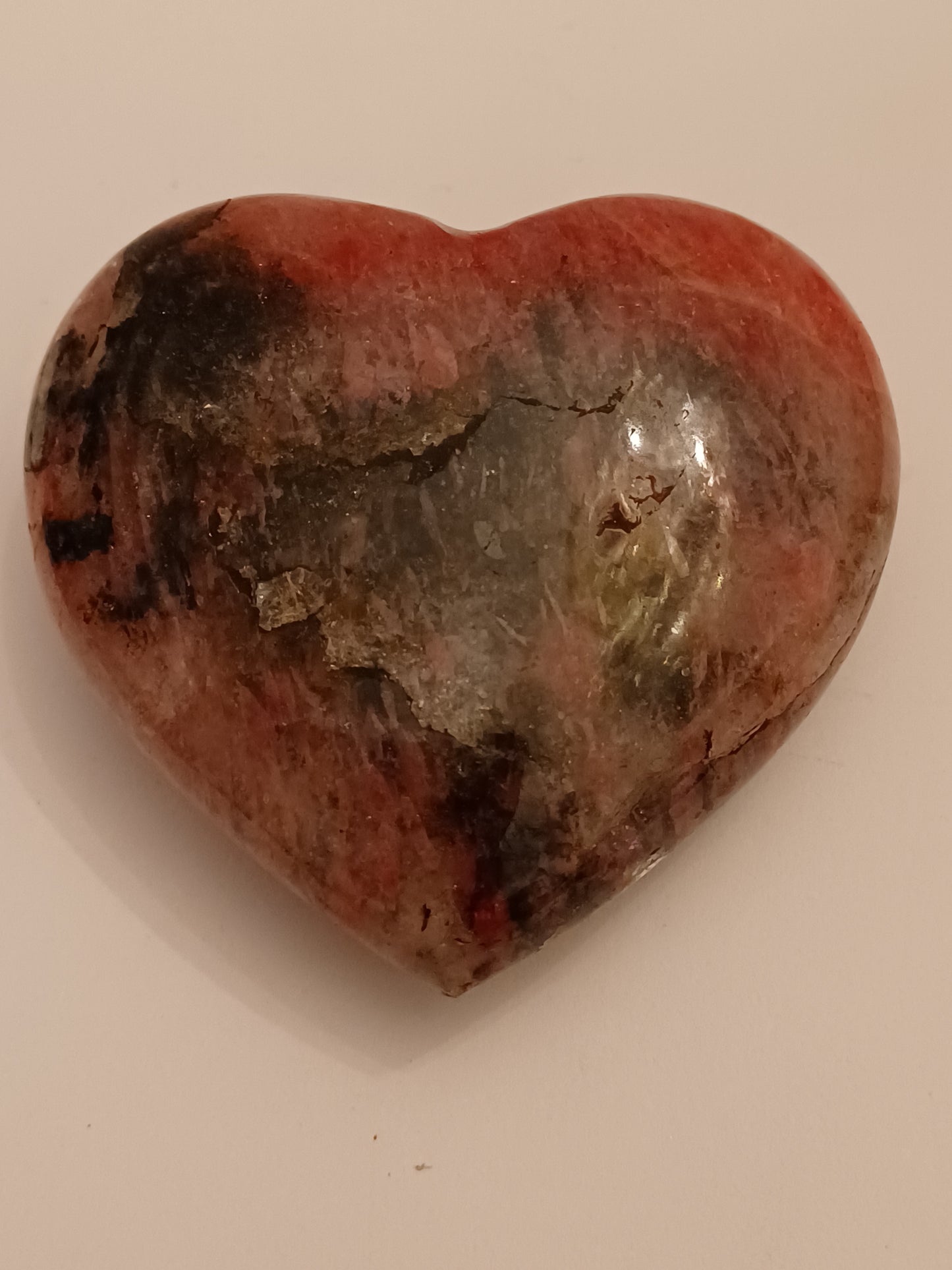 Rhodonite Heart - Large