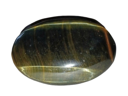 Blue Tiger Eyes Palm Stone