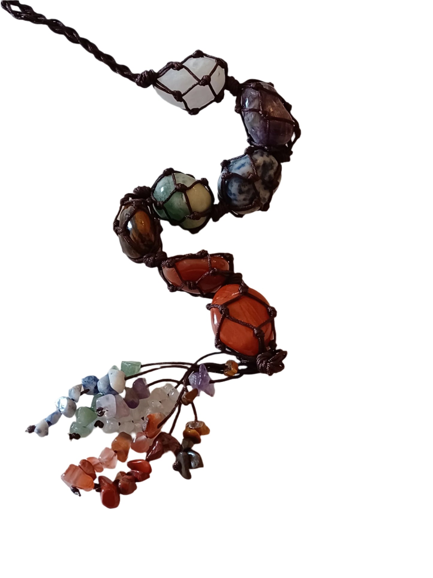 7 Chakra Crystals Hanging Ornament
