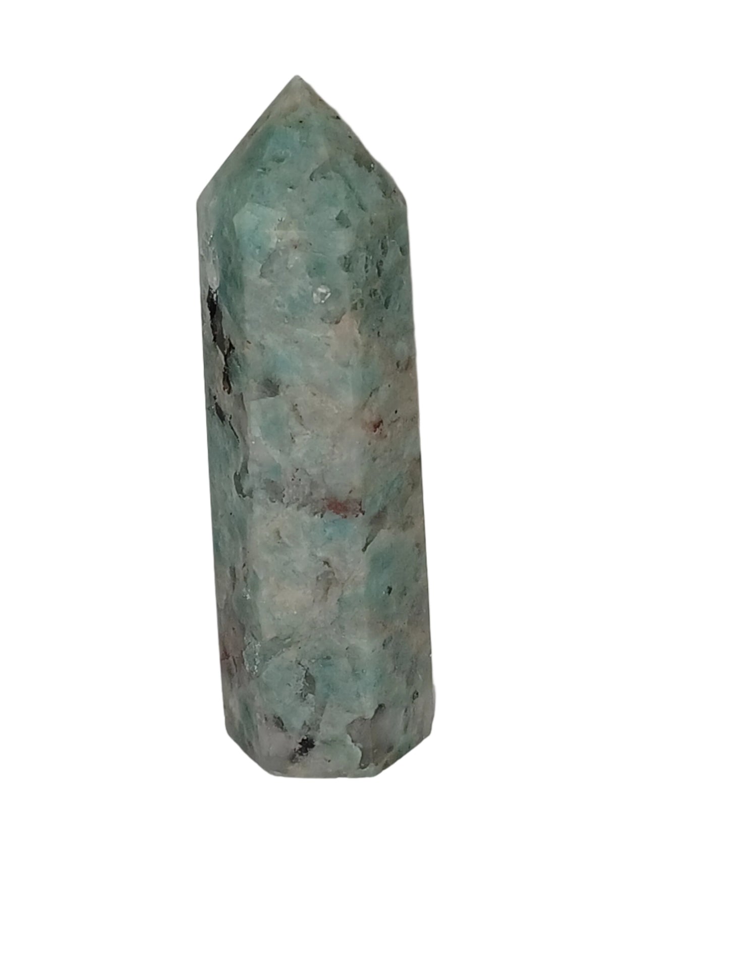 Chrysocolla in Quartz Point