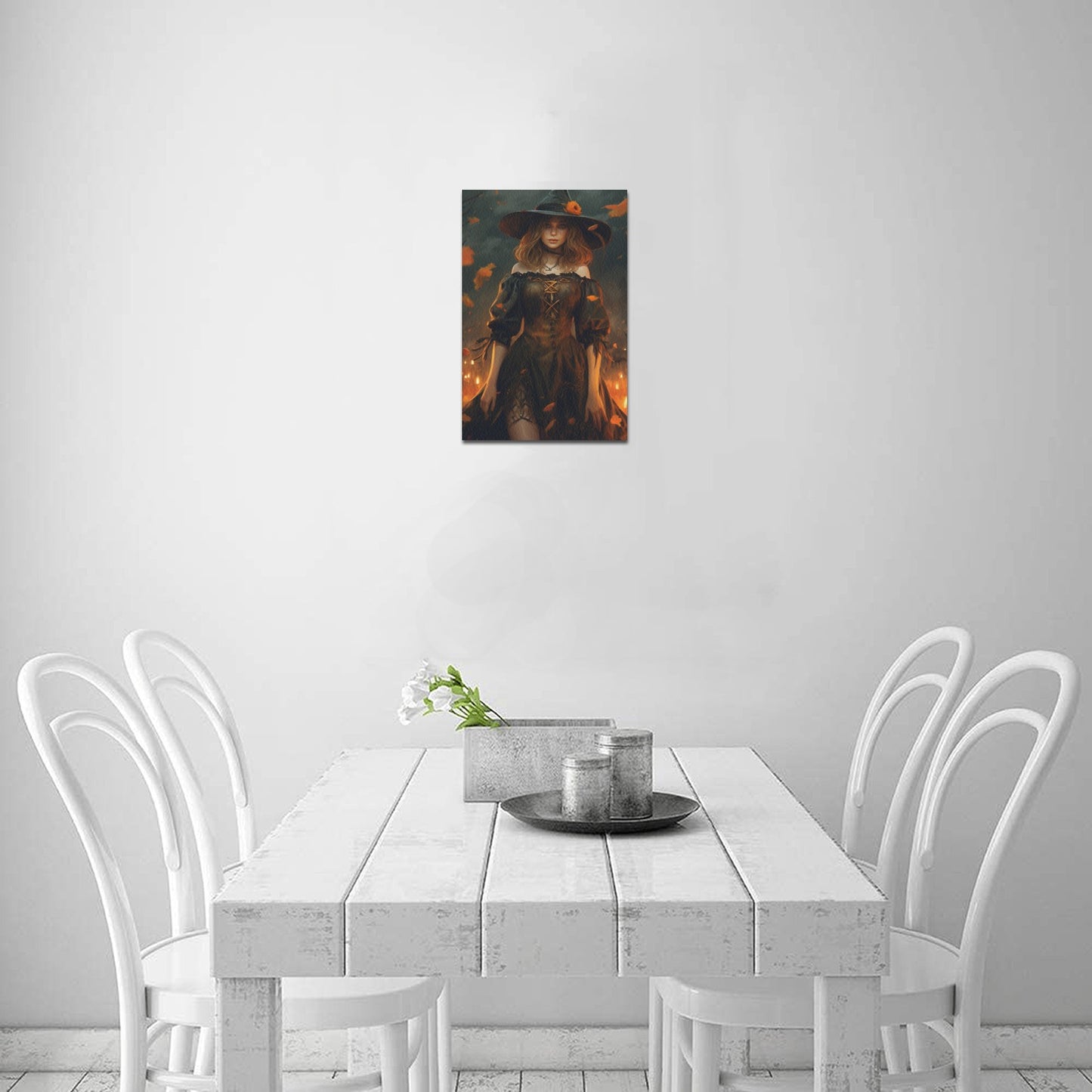 Witch Scene Canvas Print