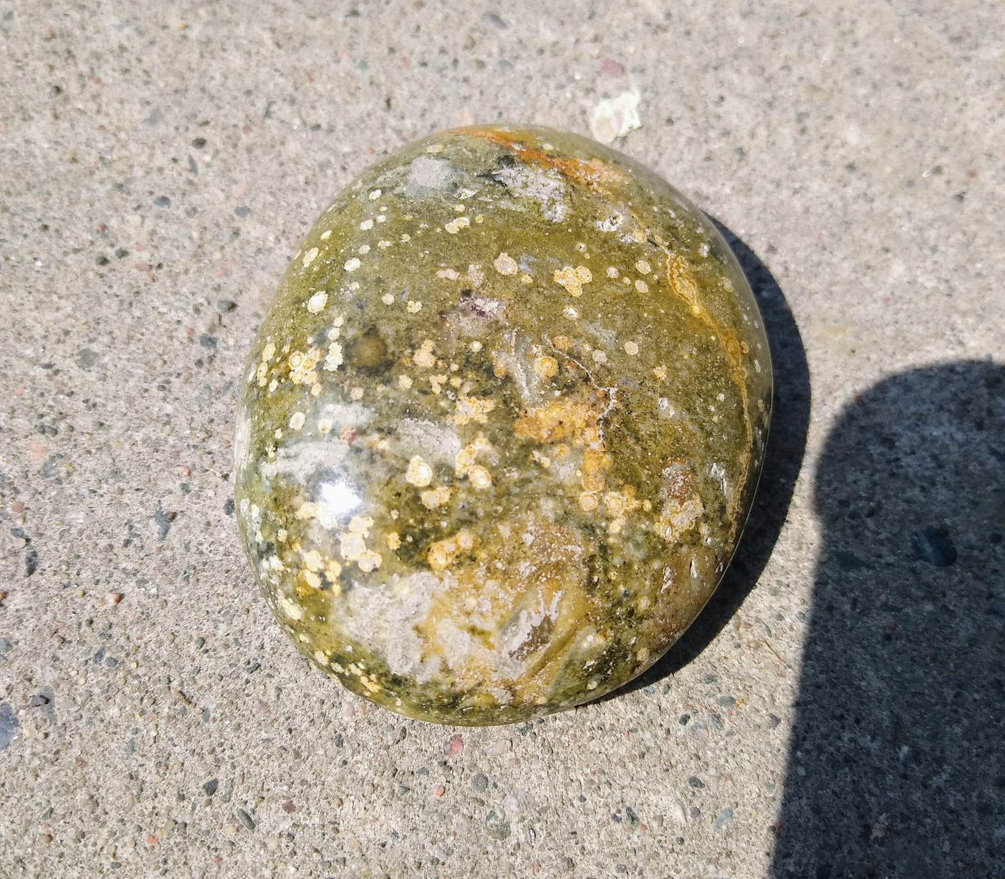 Ocean Jasper Palm Stone