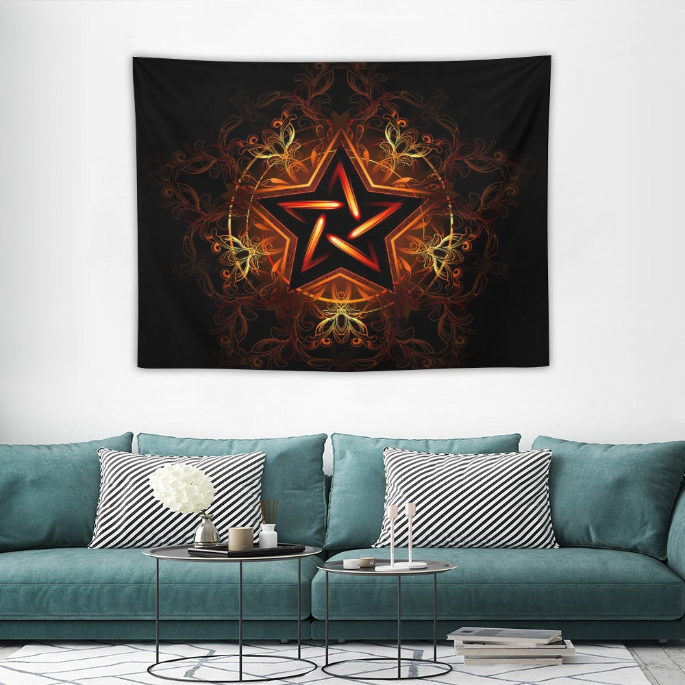 Five Point Star Super Soft Wall Tapestry
