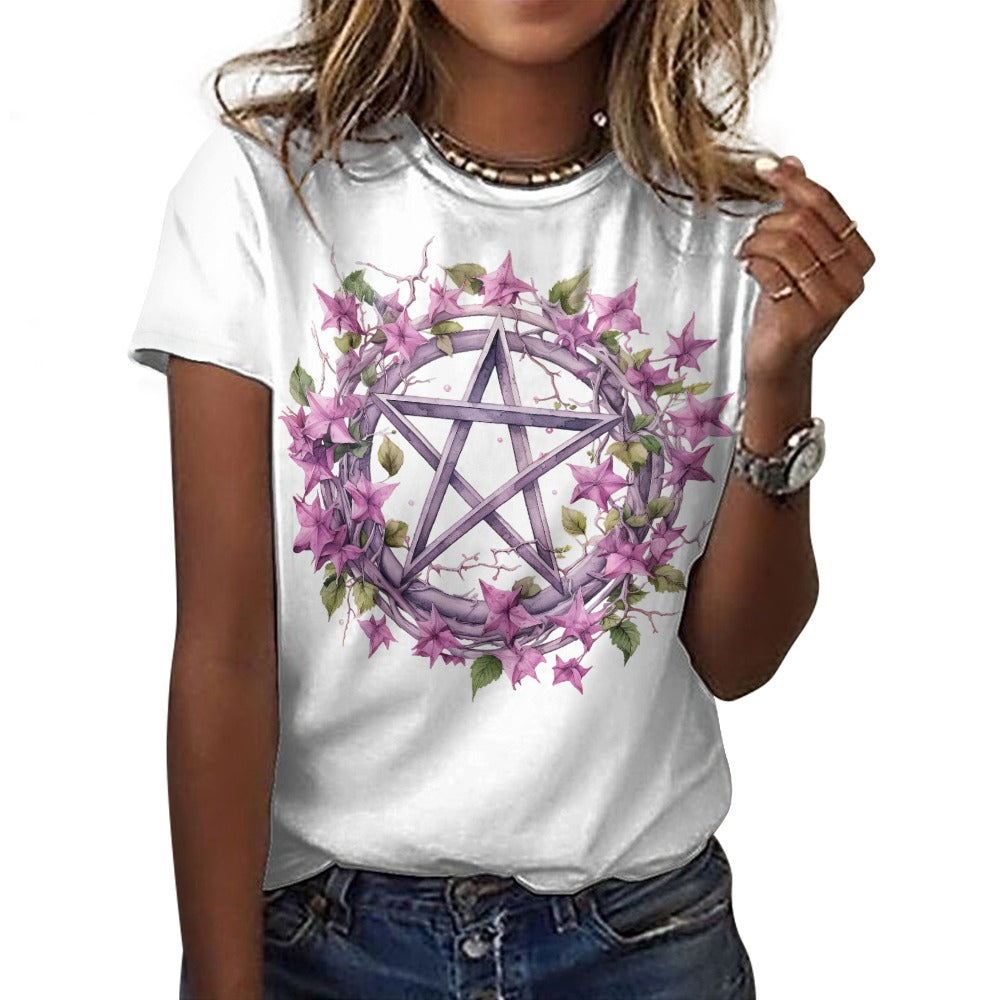 Pentagram Cotton T-Shirt