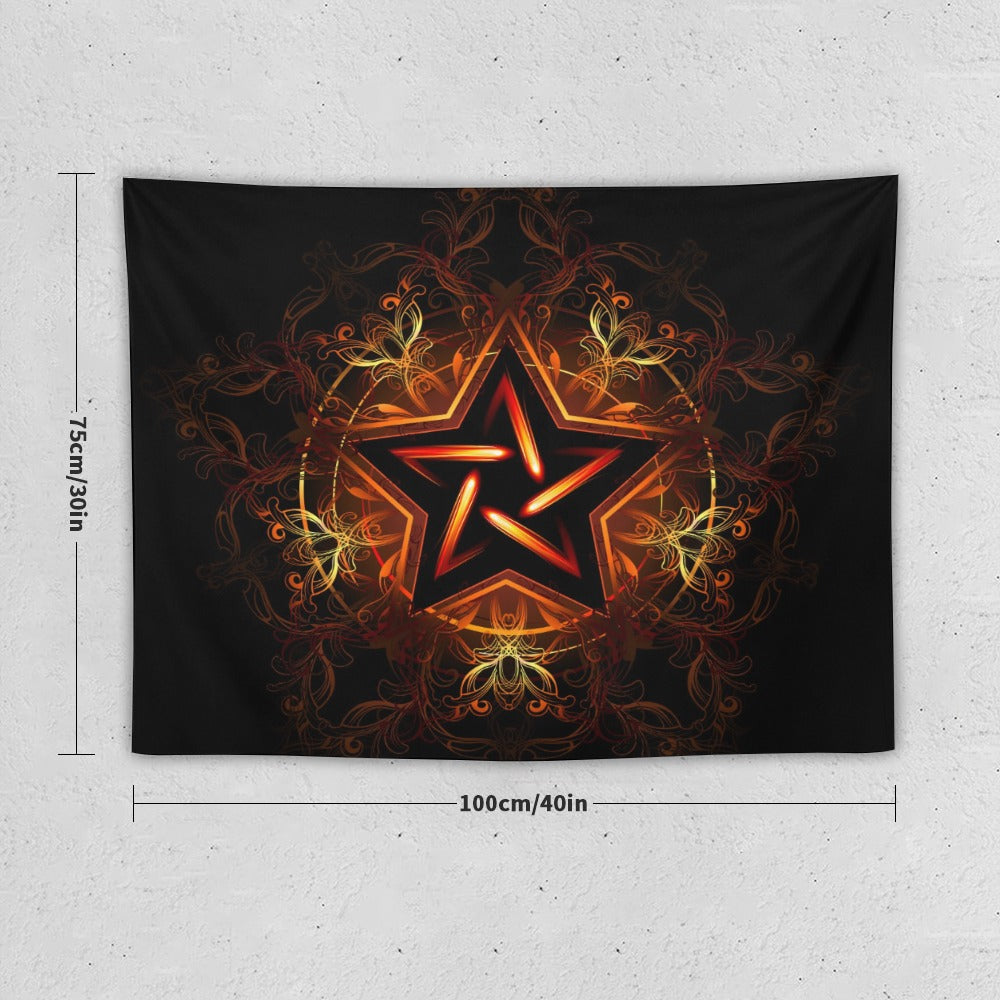 Five Point Star Super Soft Wall Tapestry