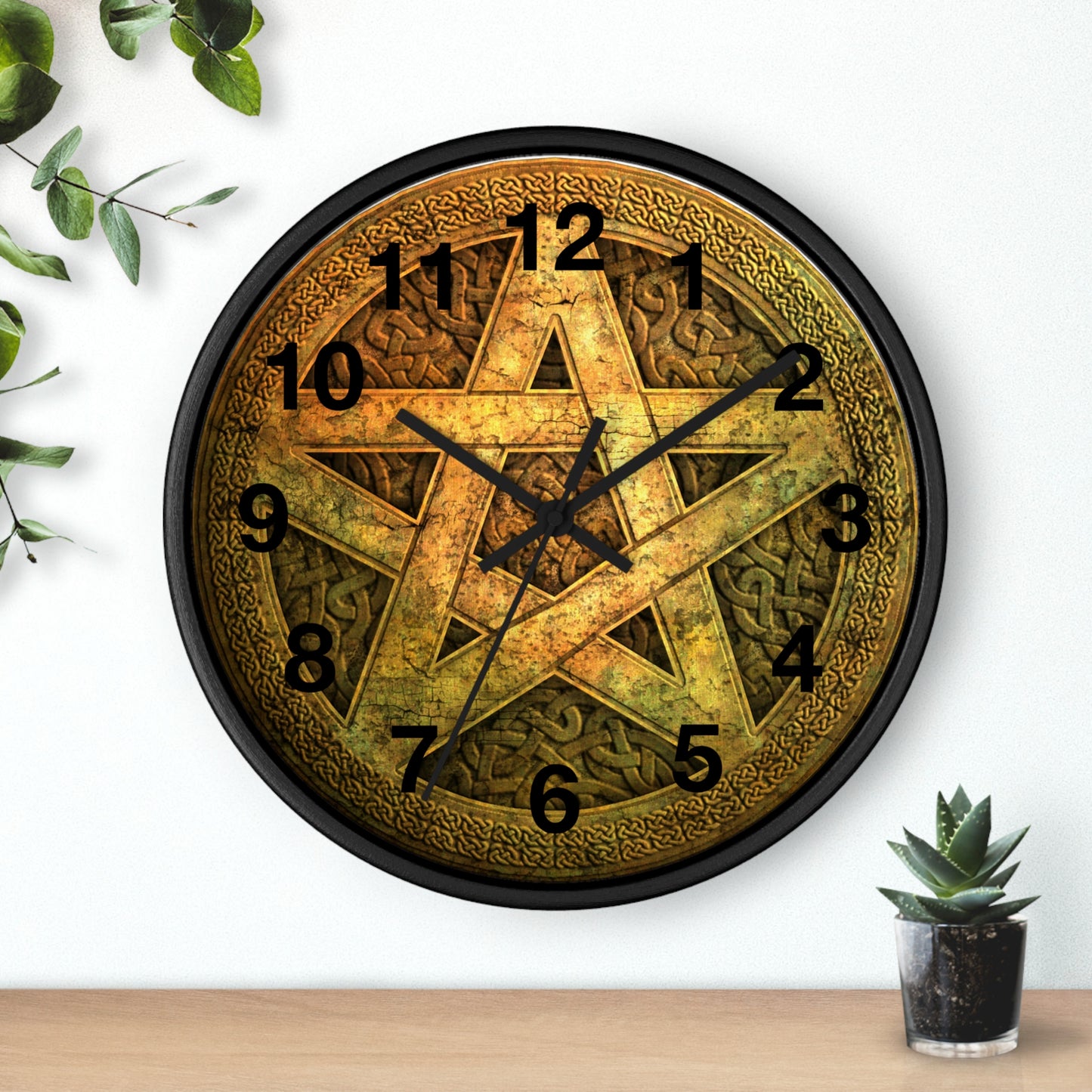 Wiccan Wall clock