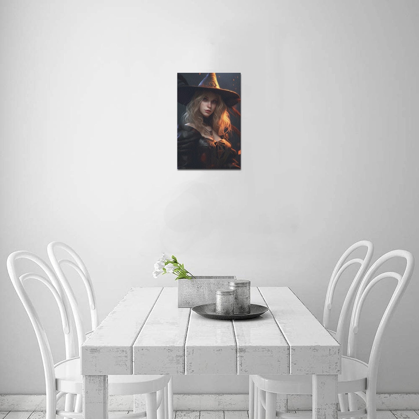 Witch Scene Canvas Print