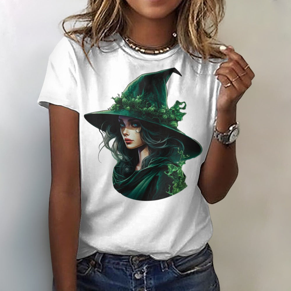 Green Witch Cotton T-Shirt