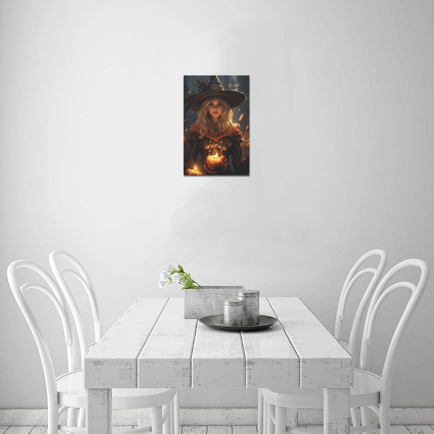 Witch Scene Canvas Print