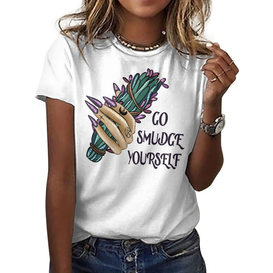Go Smudge Yourself Cotton T-Shirt
