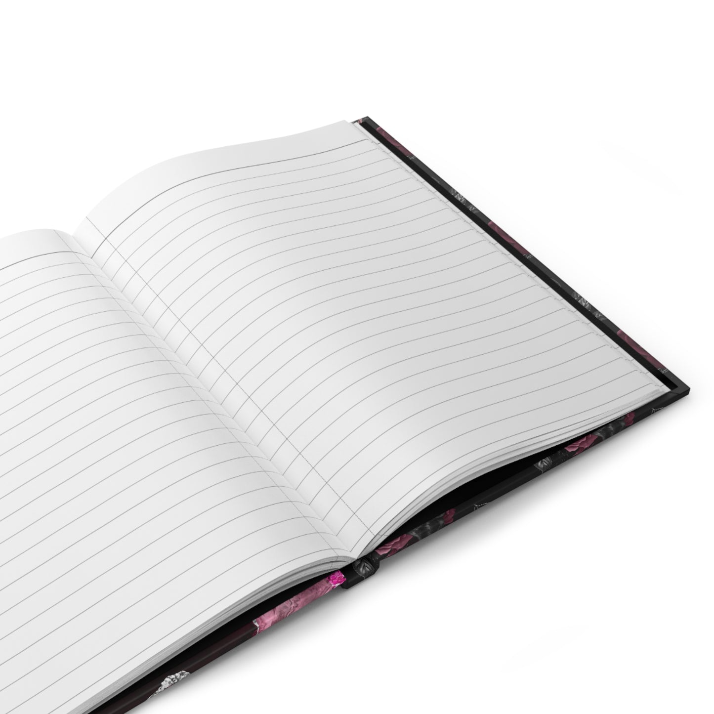 Glitter Skull Hardcover Journal Matte