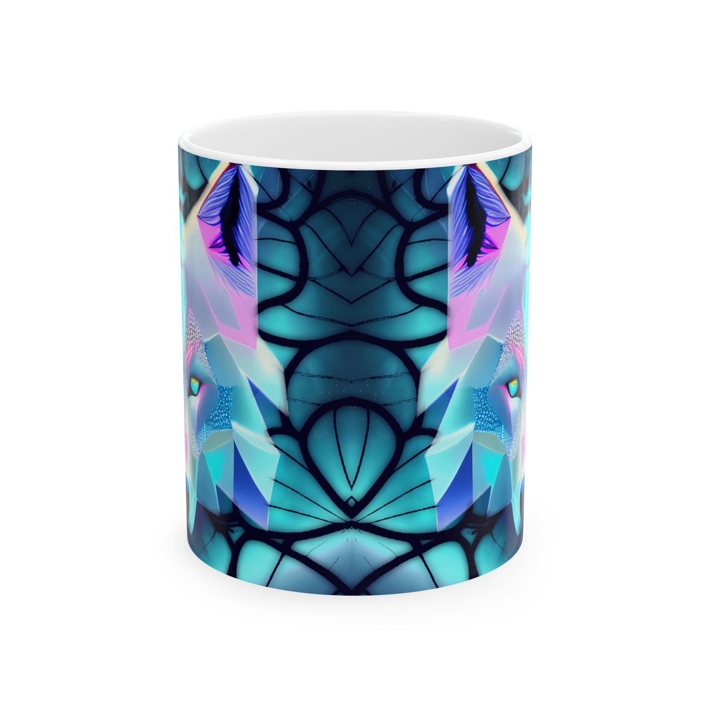 Wolf Ceramic Mug 11oz