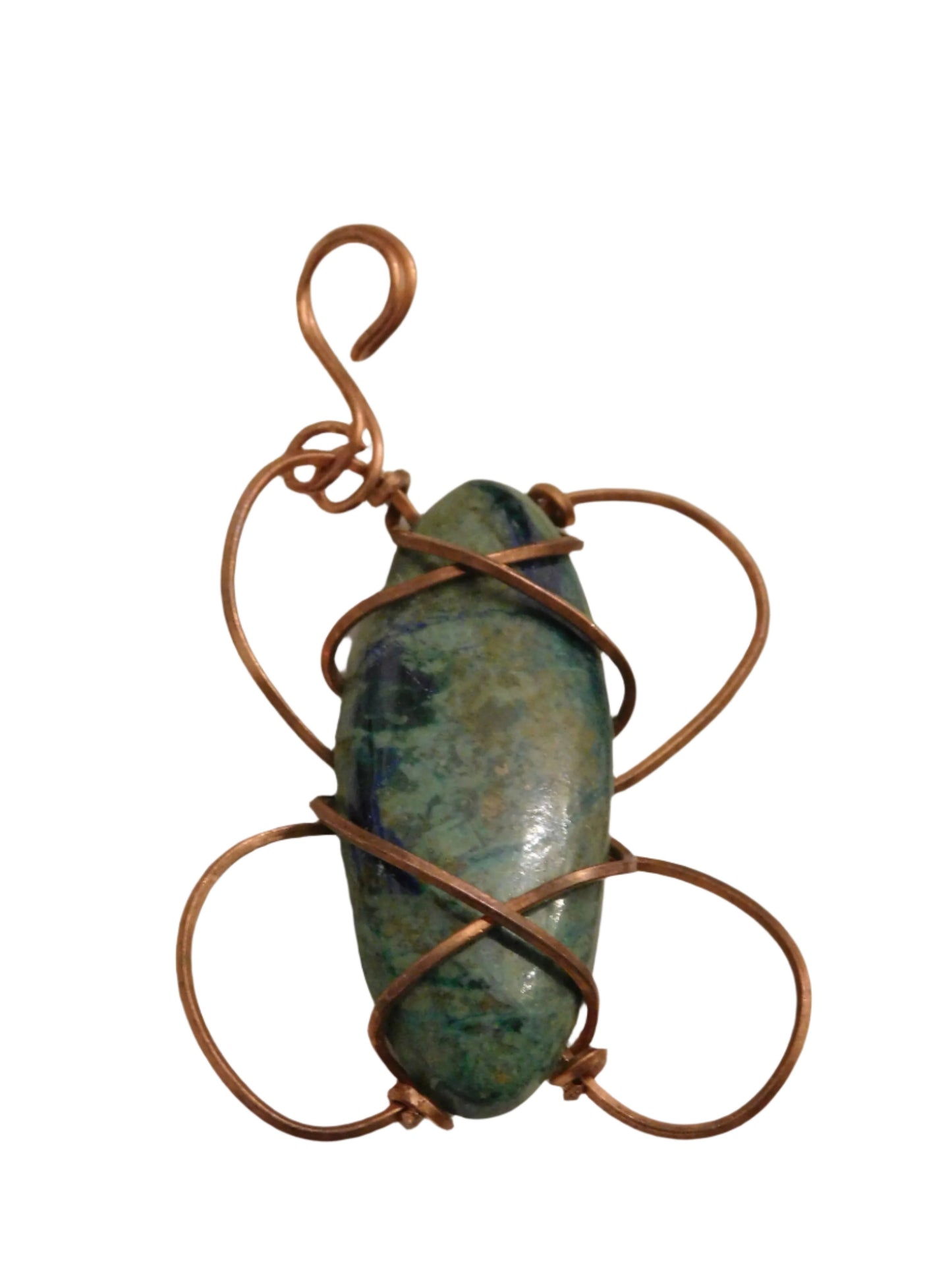 Butterfly Chrysocolla Pendant