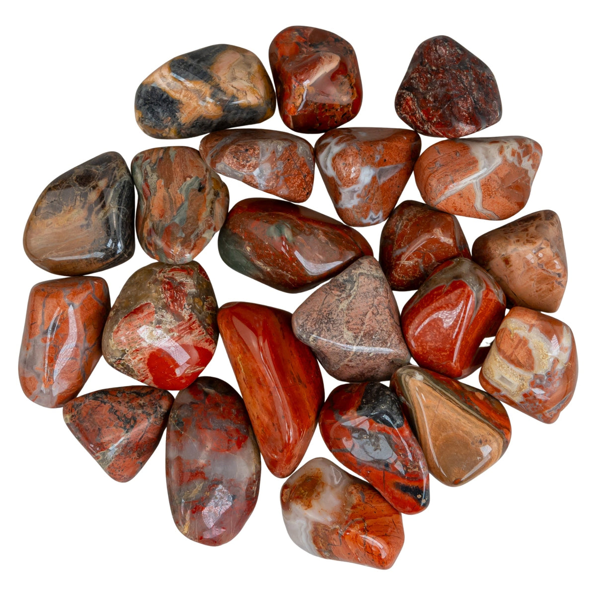 Red Brecciated Jasper Tumbled 1lb