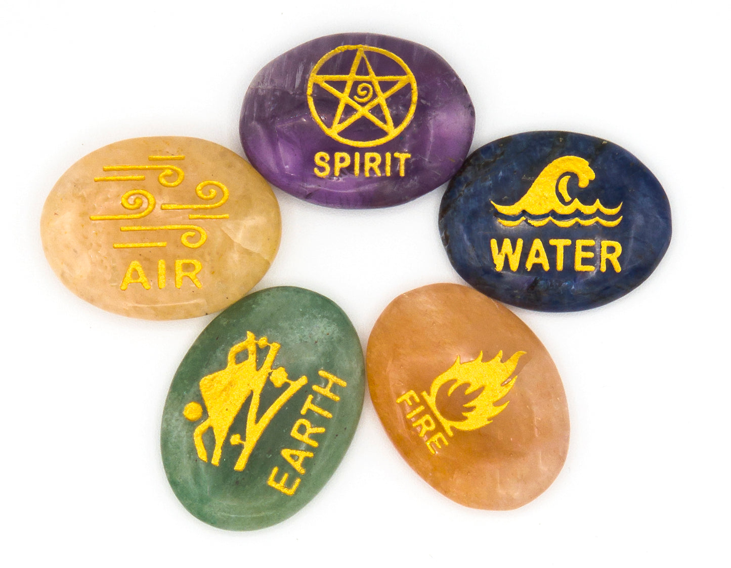 The Elements - 5pc Gemstone Set