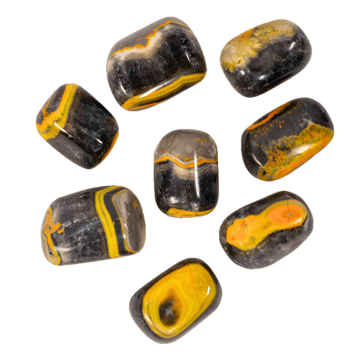 Bumblebee Jasper Tumbled