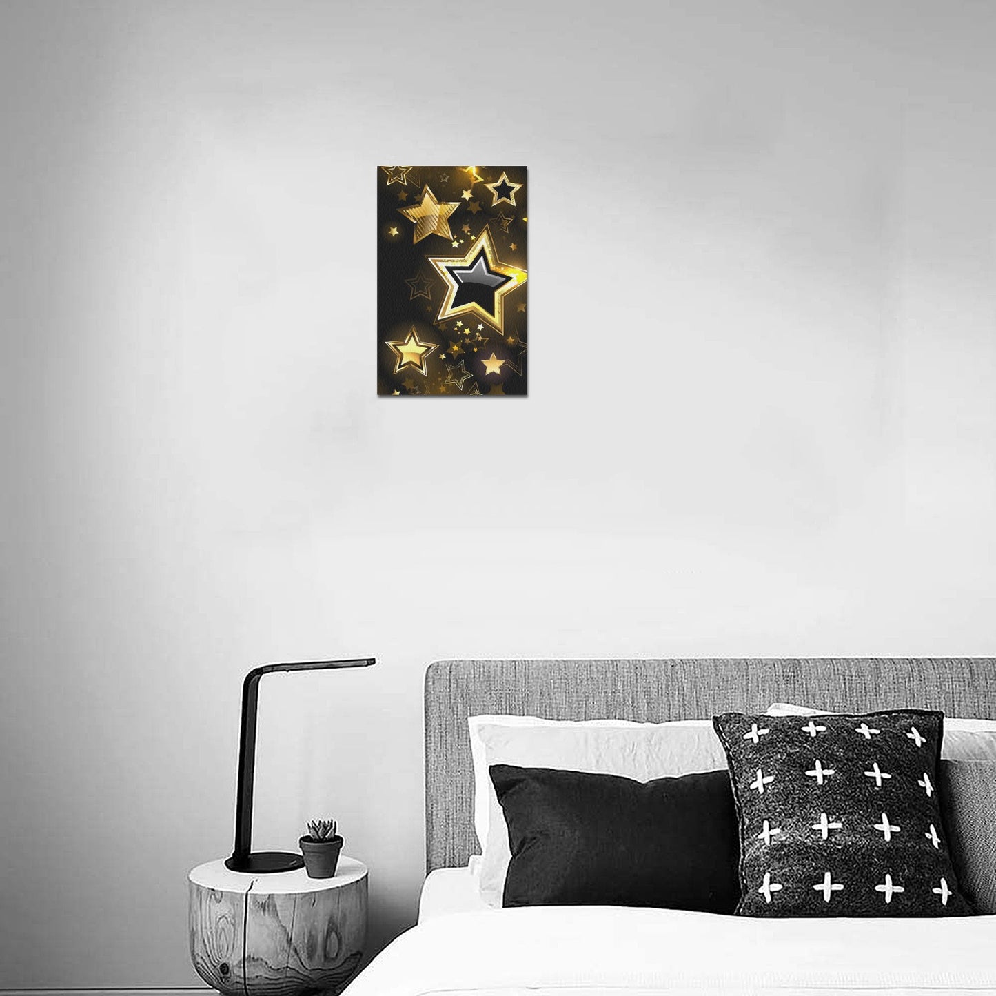 Gold Stars Canvas Print