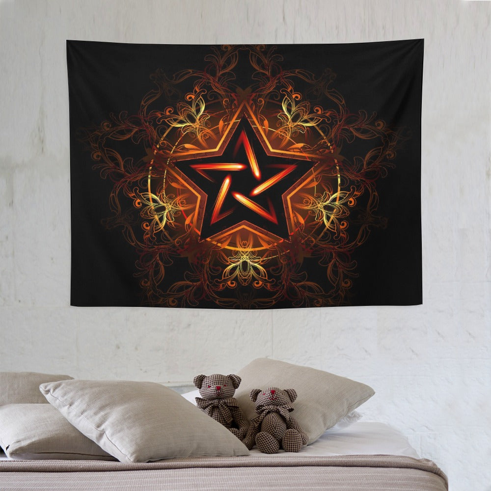 Five Point Star Super Soft Wall Tapestry