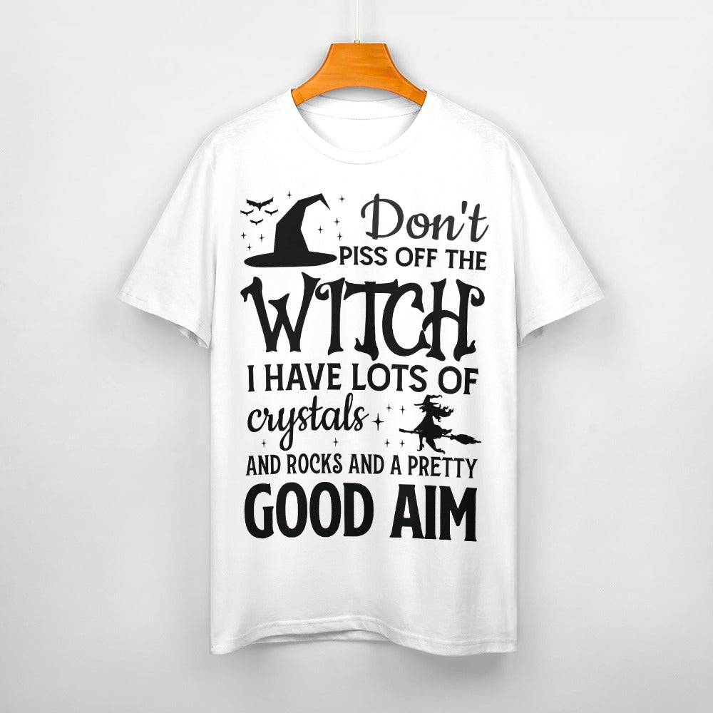 Don't Piss Off The Witch Cotton T-Shirt