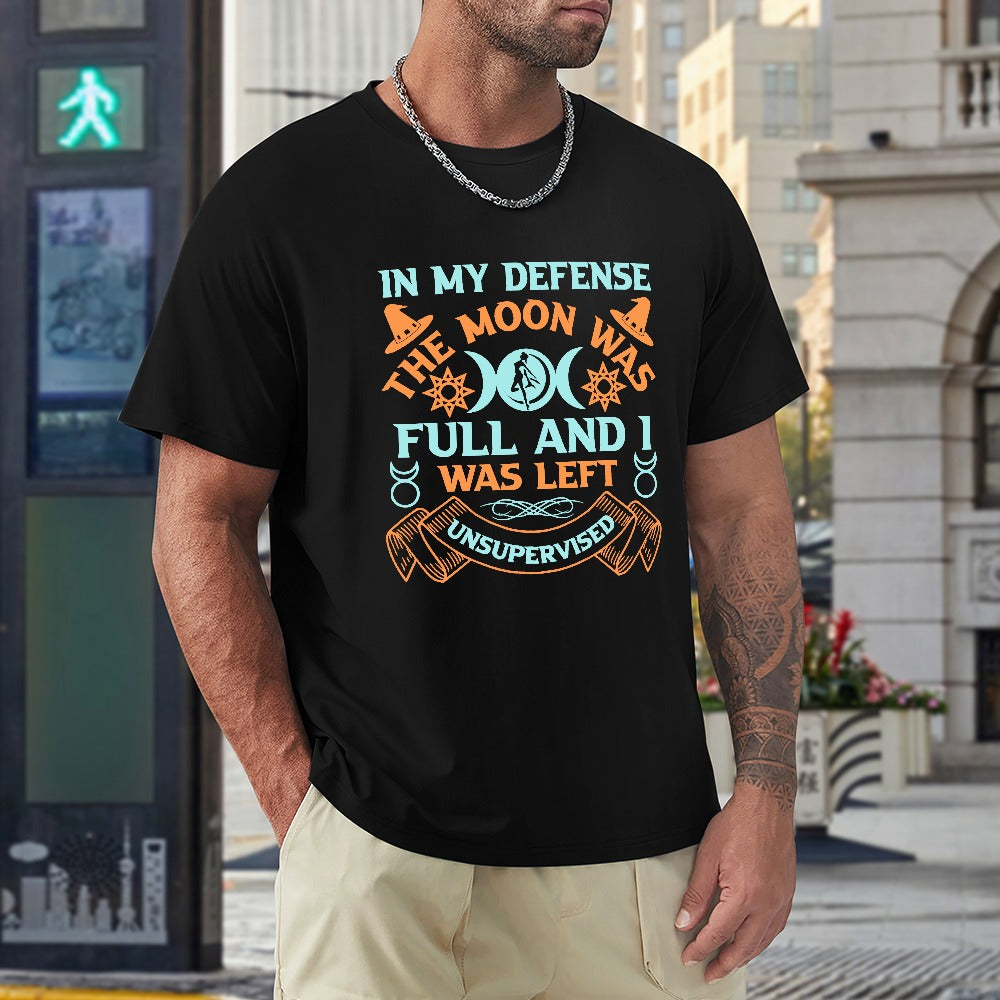 In My Defense The Moon Was Full Men's T-shirt
