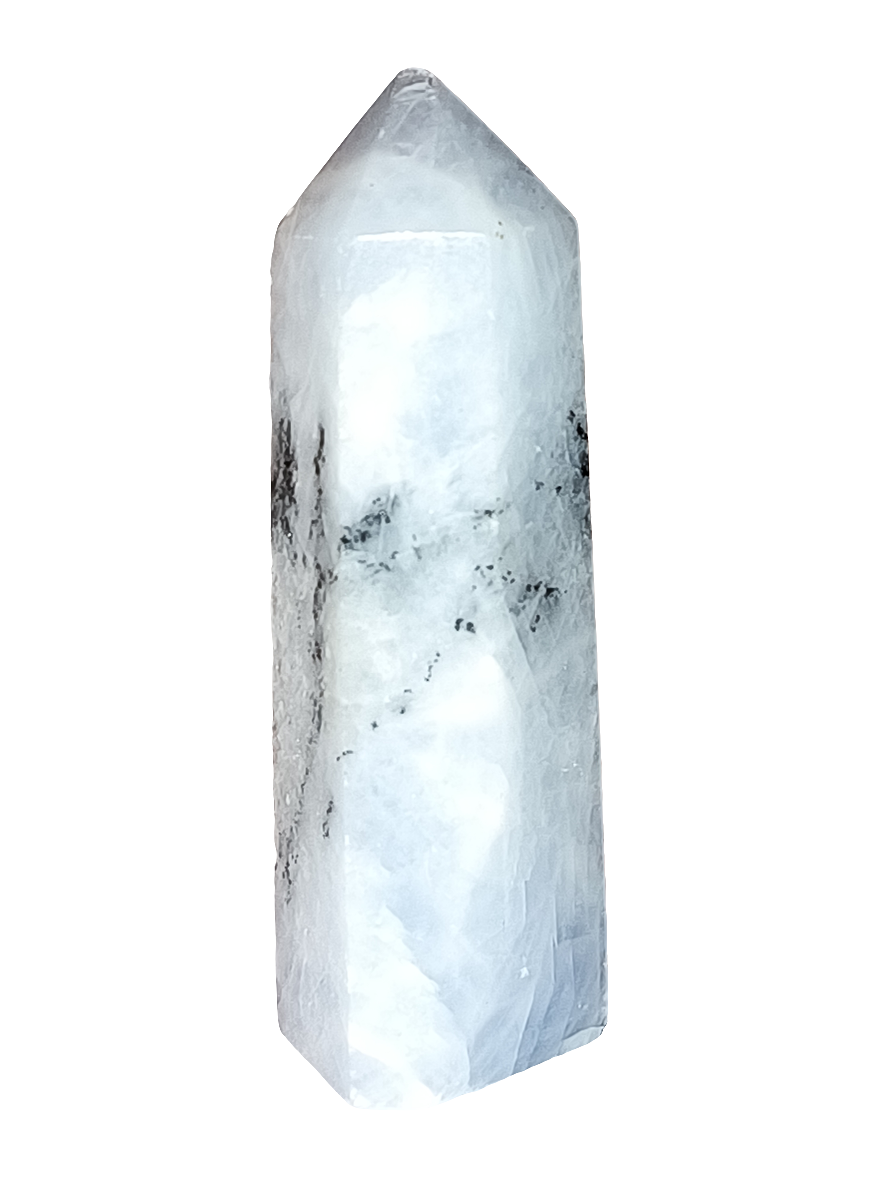 Rainbow Moonstone Point