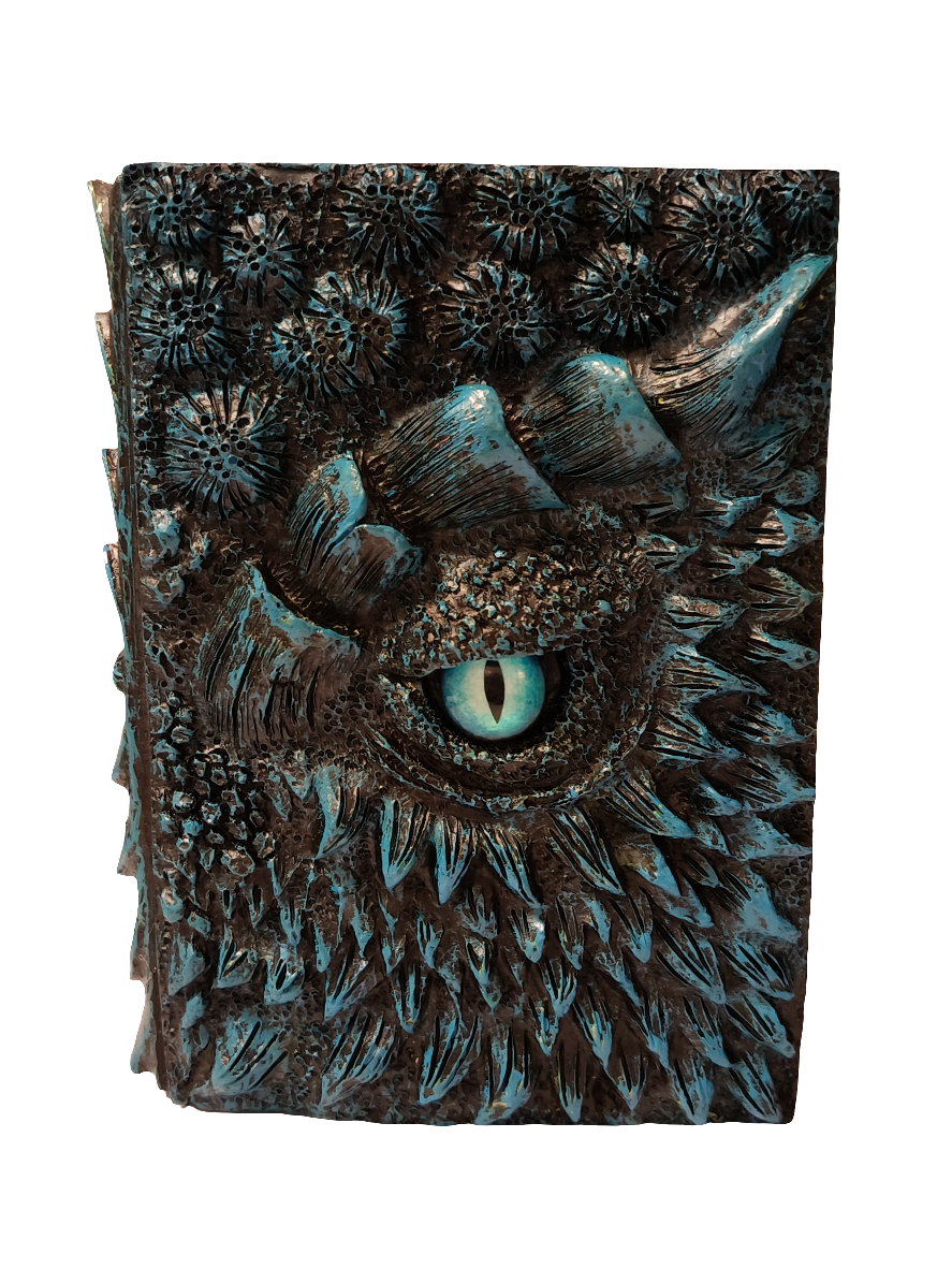 Blue Dragon 3D Hardcover Journal