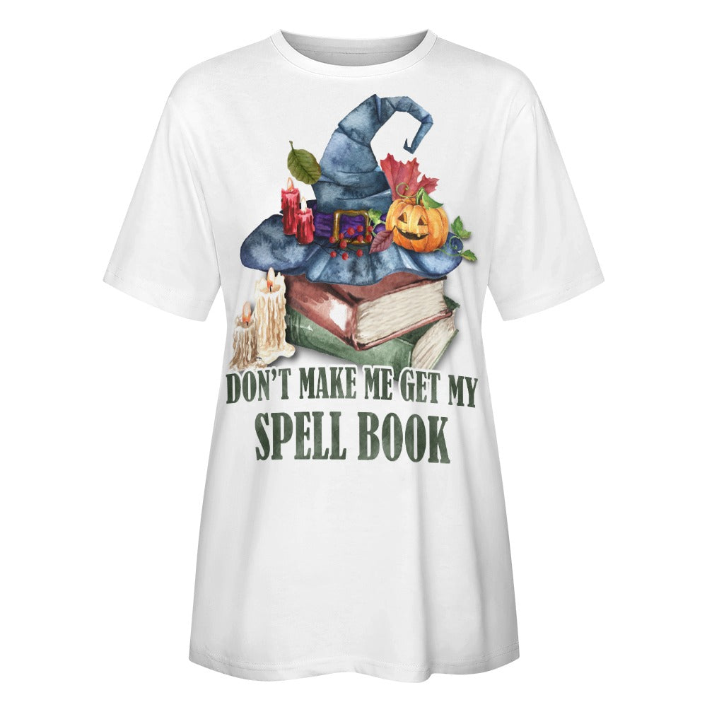 Don't Make Me Get My Spellbook Cotton T-Shirt