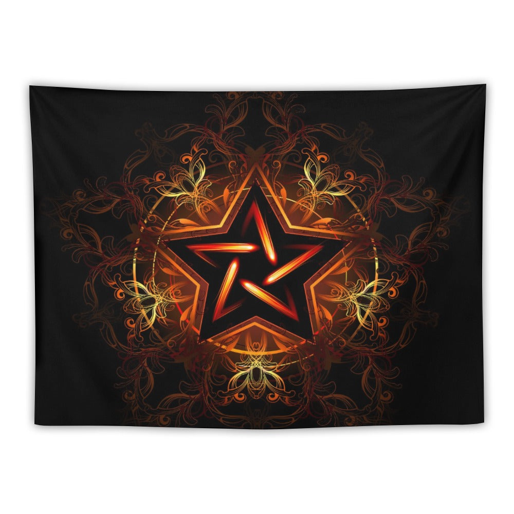 Five Point Star Super Soft Wall Tapestry