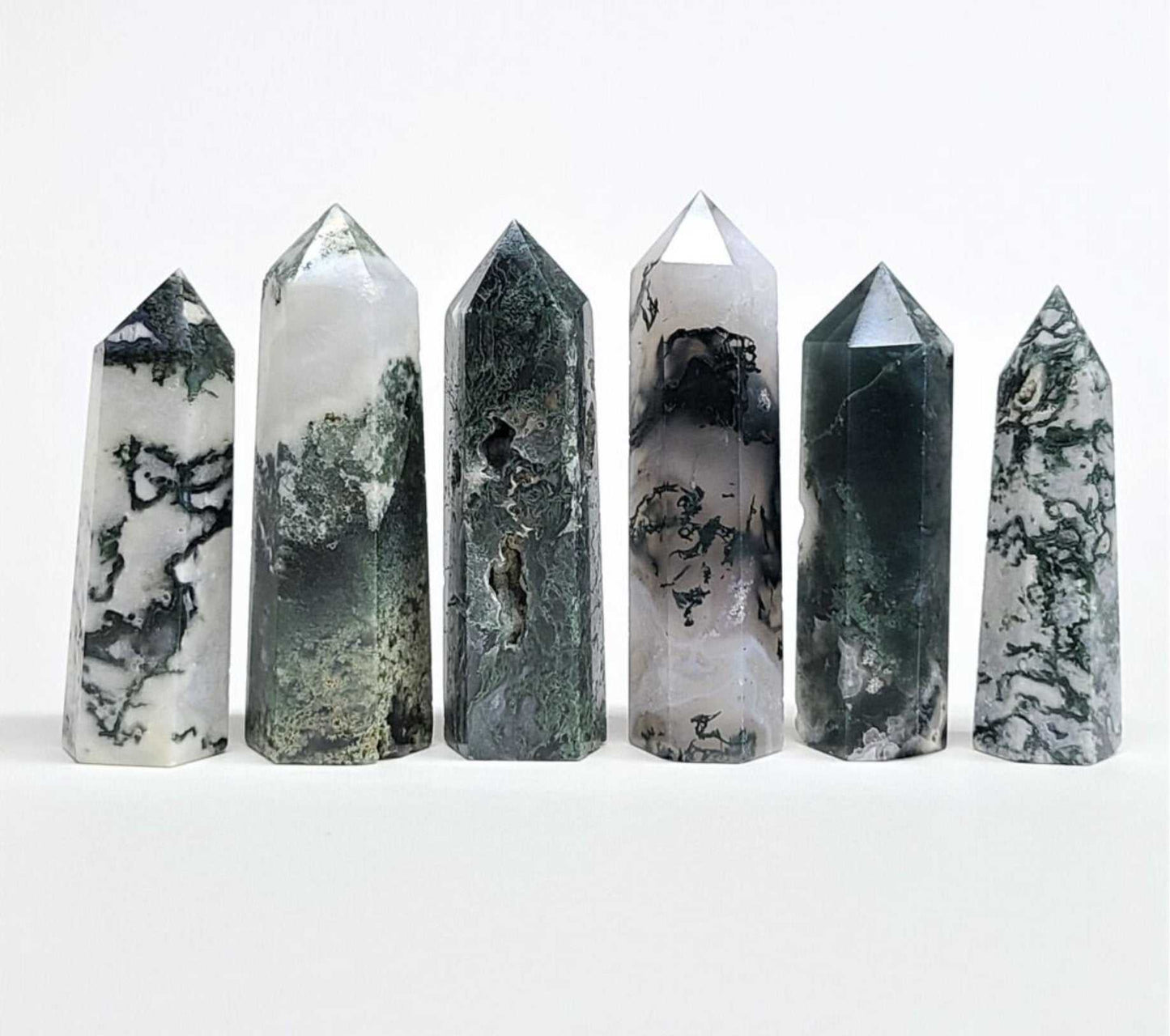 Moss Agate Destiny Tower